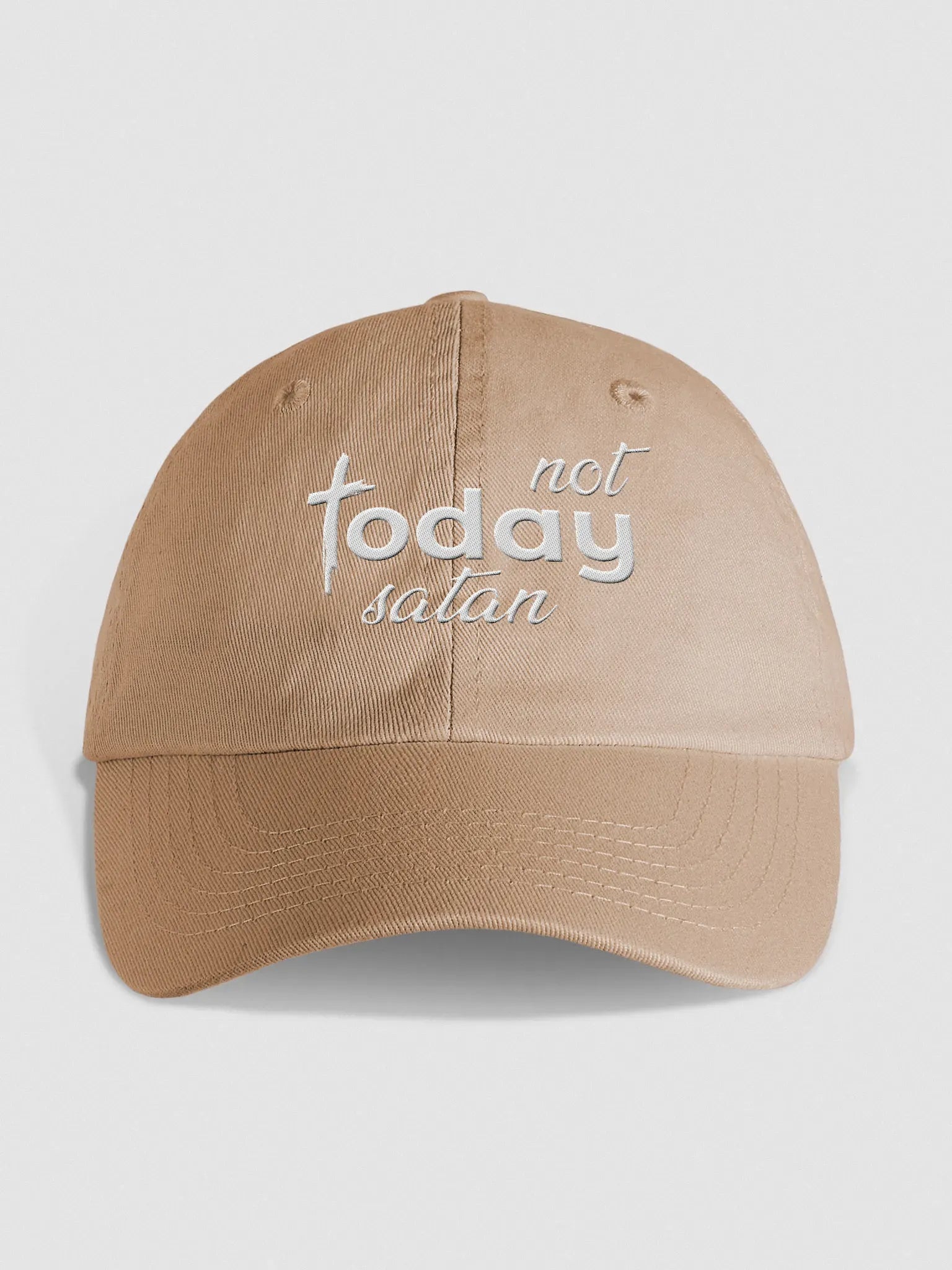 Not Today Satan Dad Hat