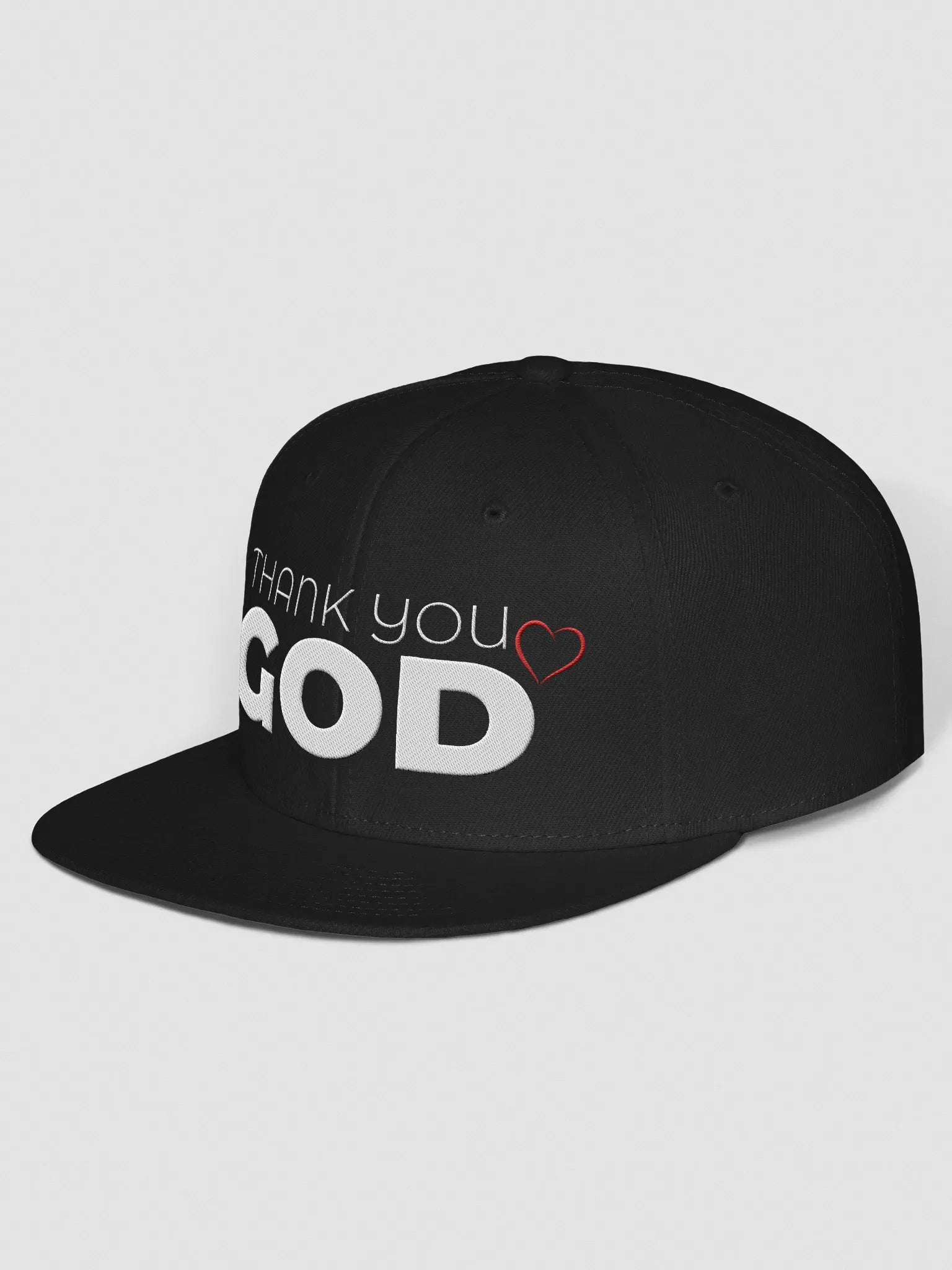 Thank you God Snapback Cap