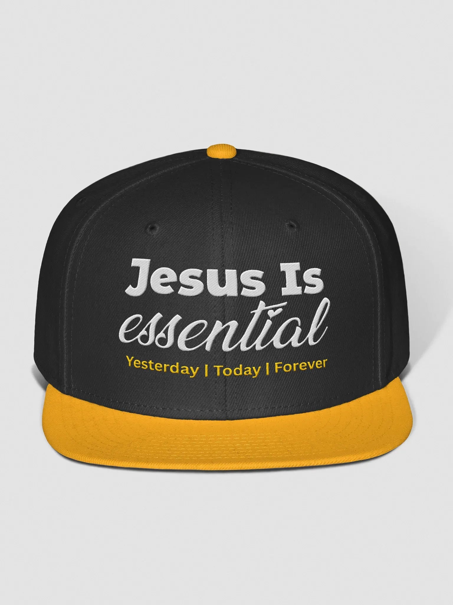 Jesus is Essential Snapback Cap