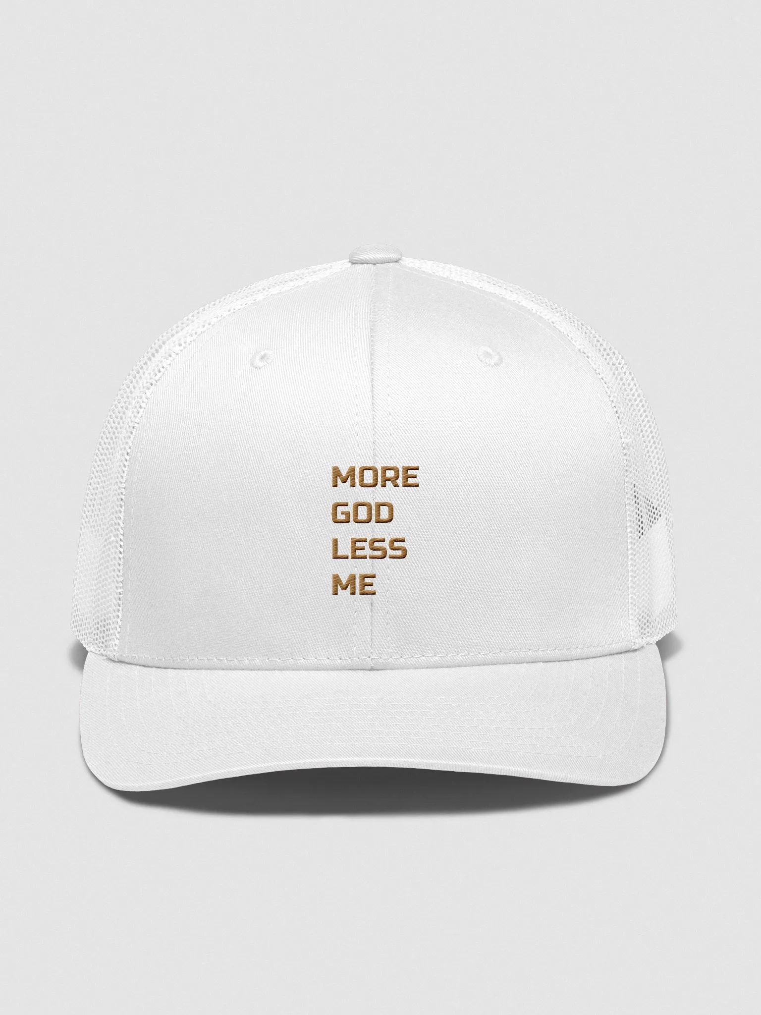 More God Less Me Trucker Hat