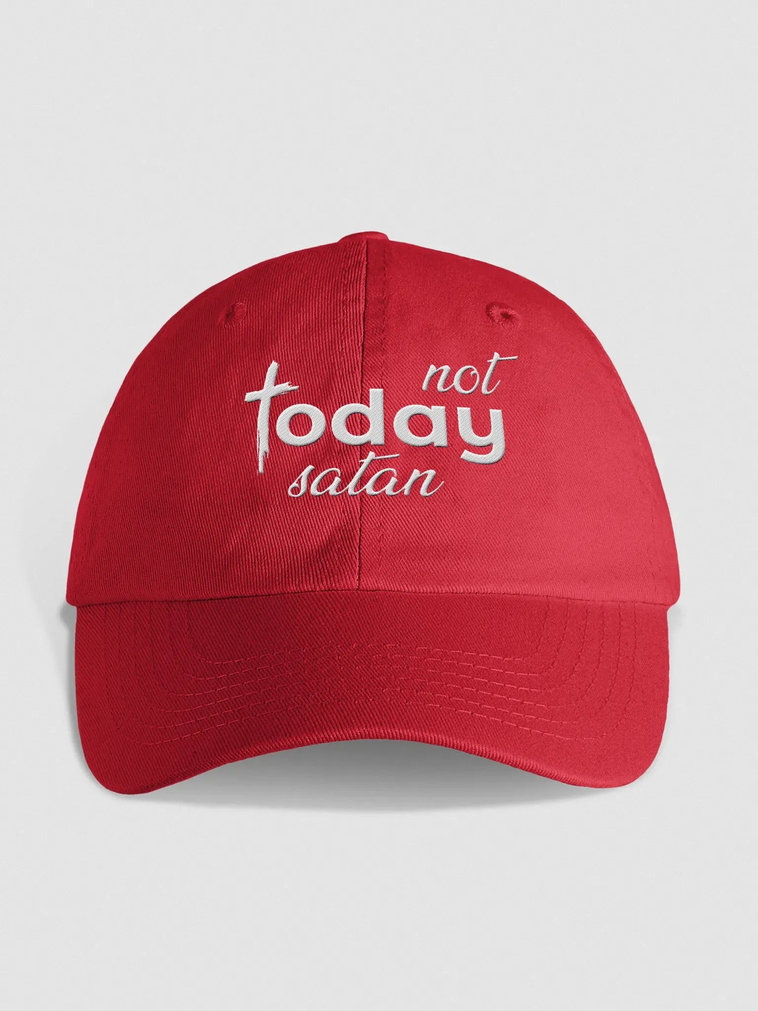 Not Today Satan Dad Hat