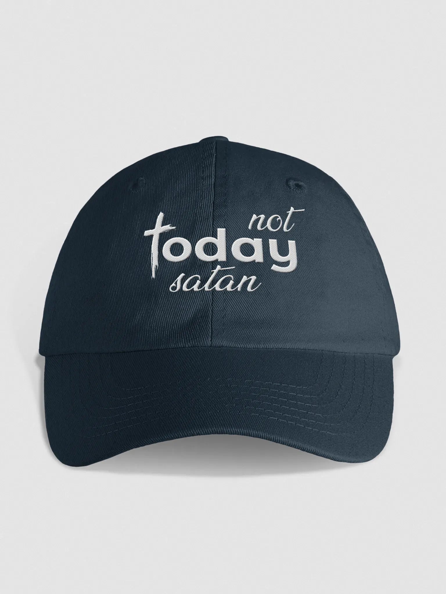 Not Today Satan Dad Hat
