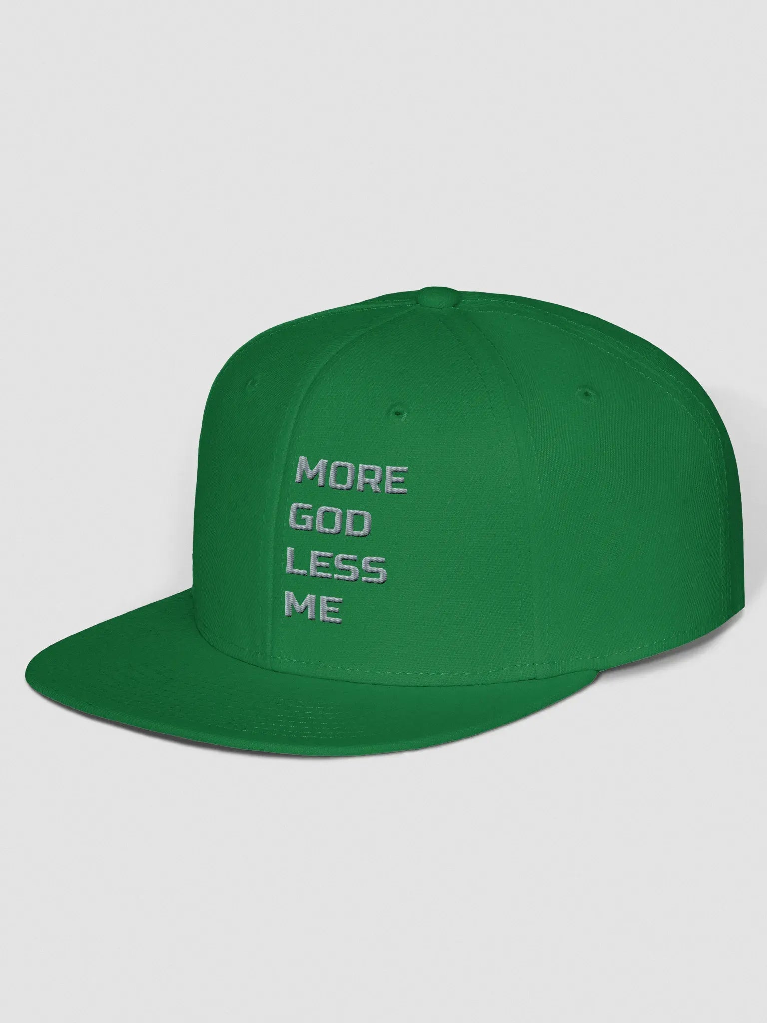 More God Less Me Snapback Cap