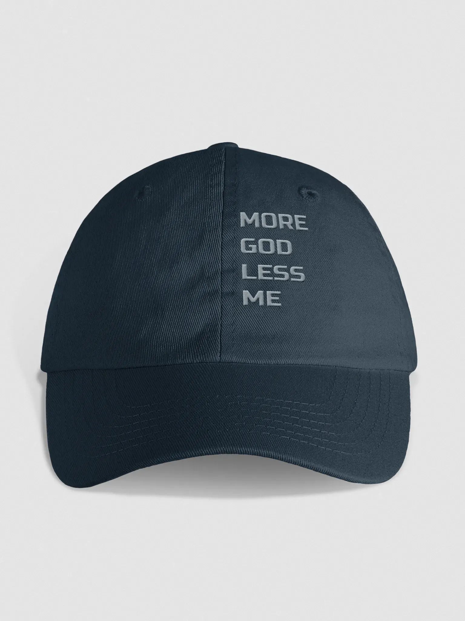 More God Less Me Dad Hat