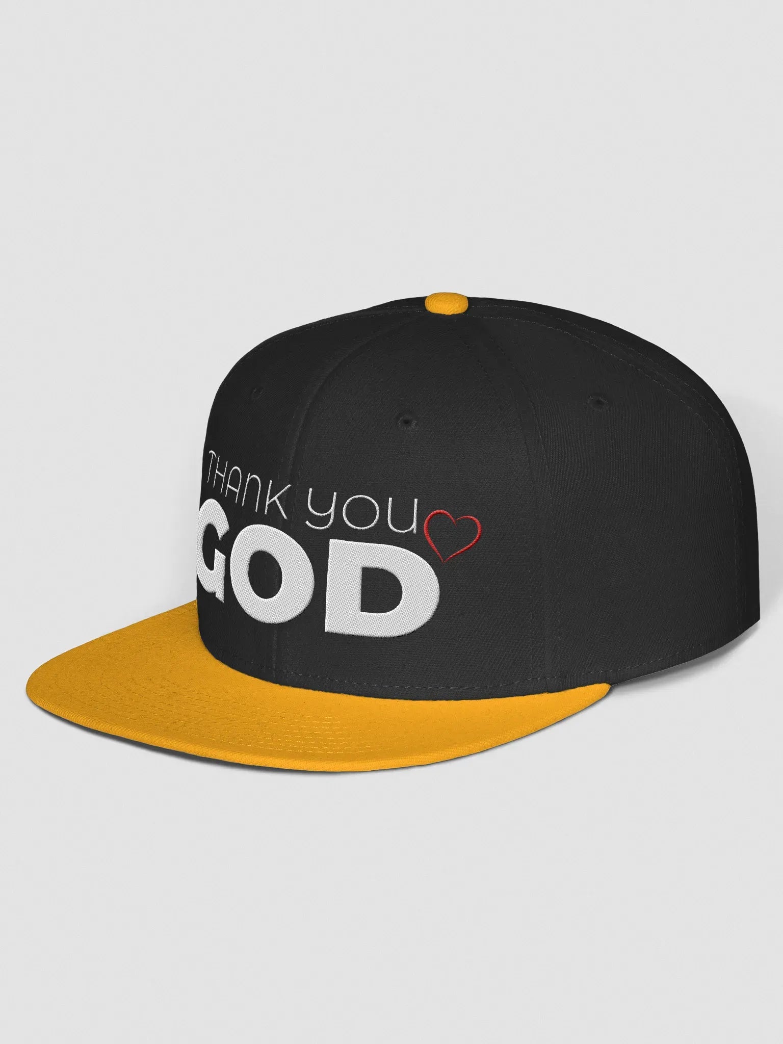 Thank you God Snapback Cap