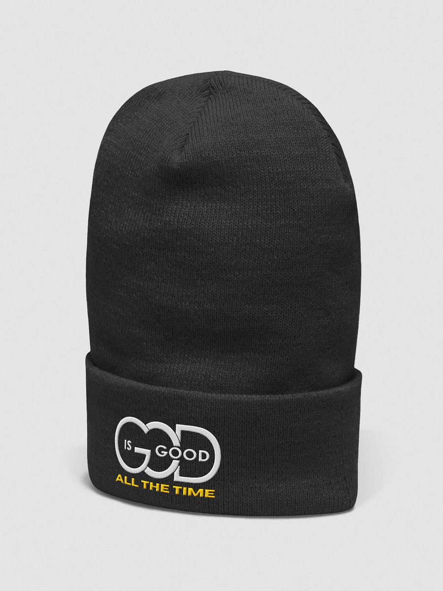 100% Turbo acrylic embroidered beanie for believers and church events