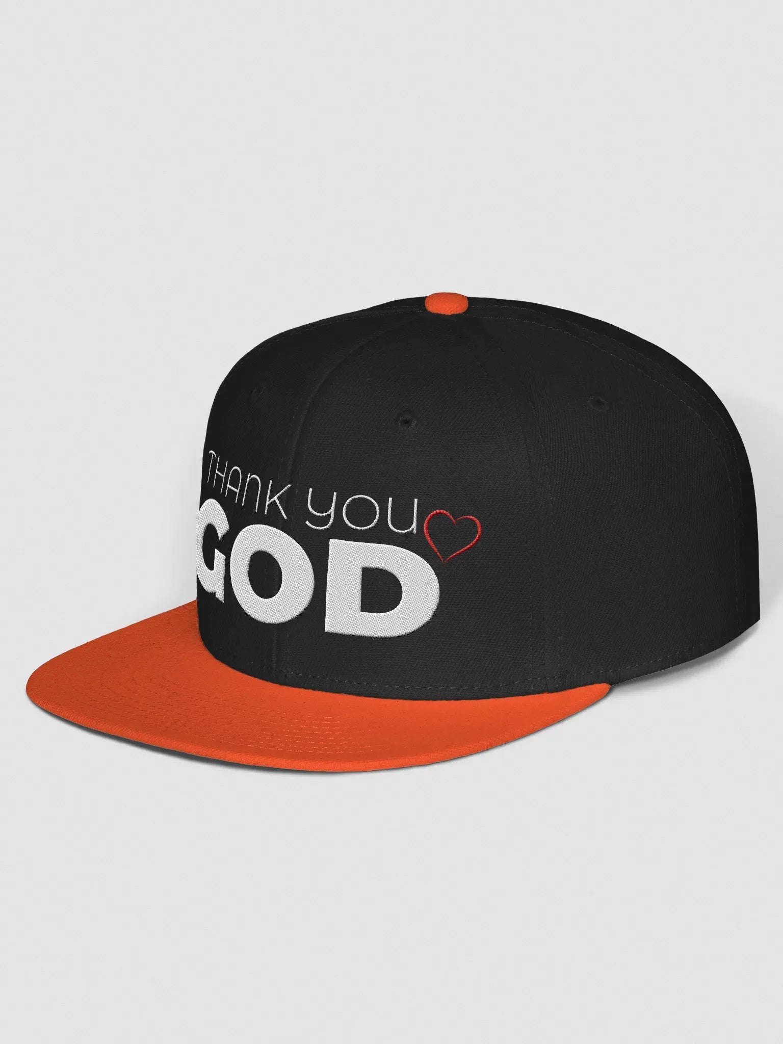 Thank you God Snapback Cap
