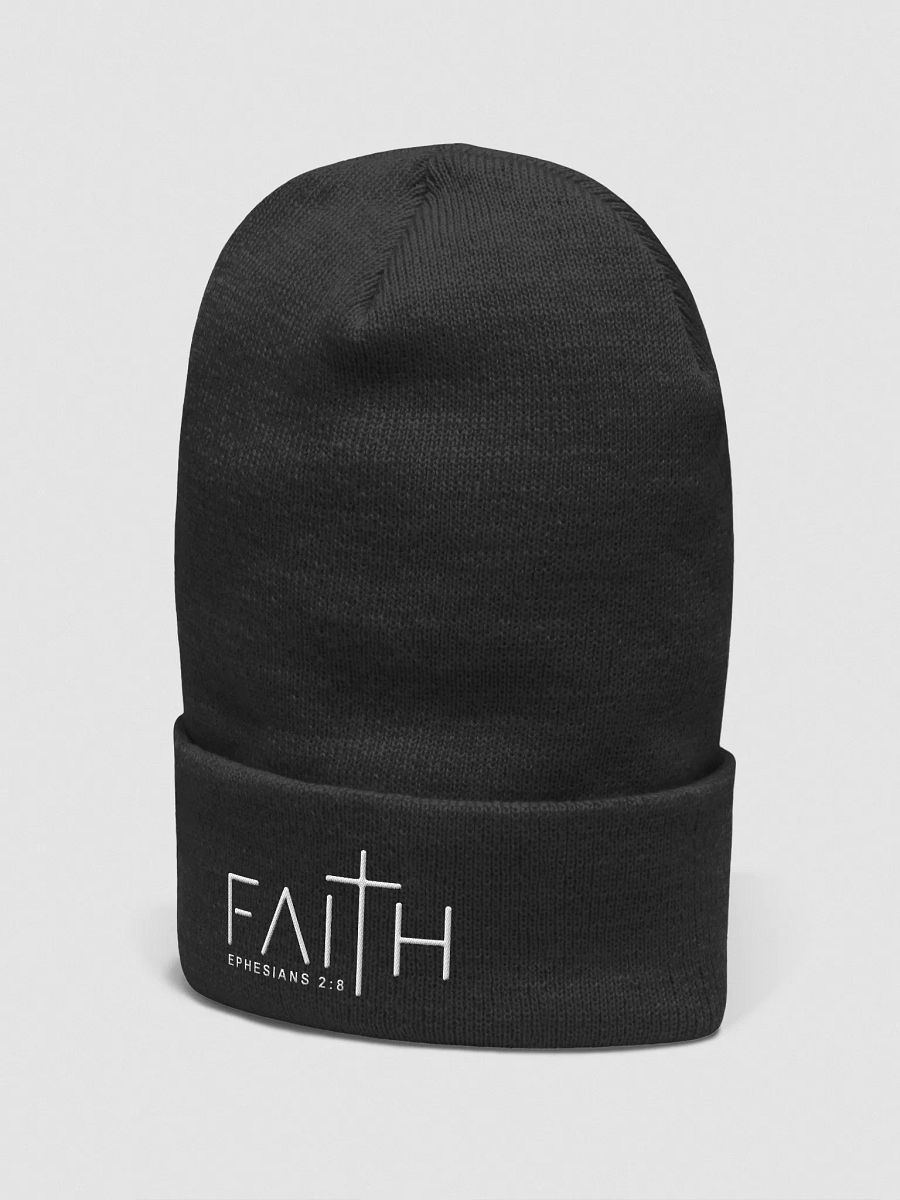 Faith - Ephesians 2 : 8 Cuffed Beanie