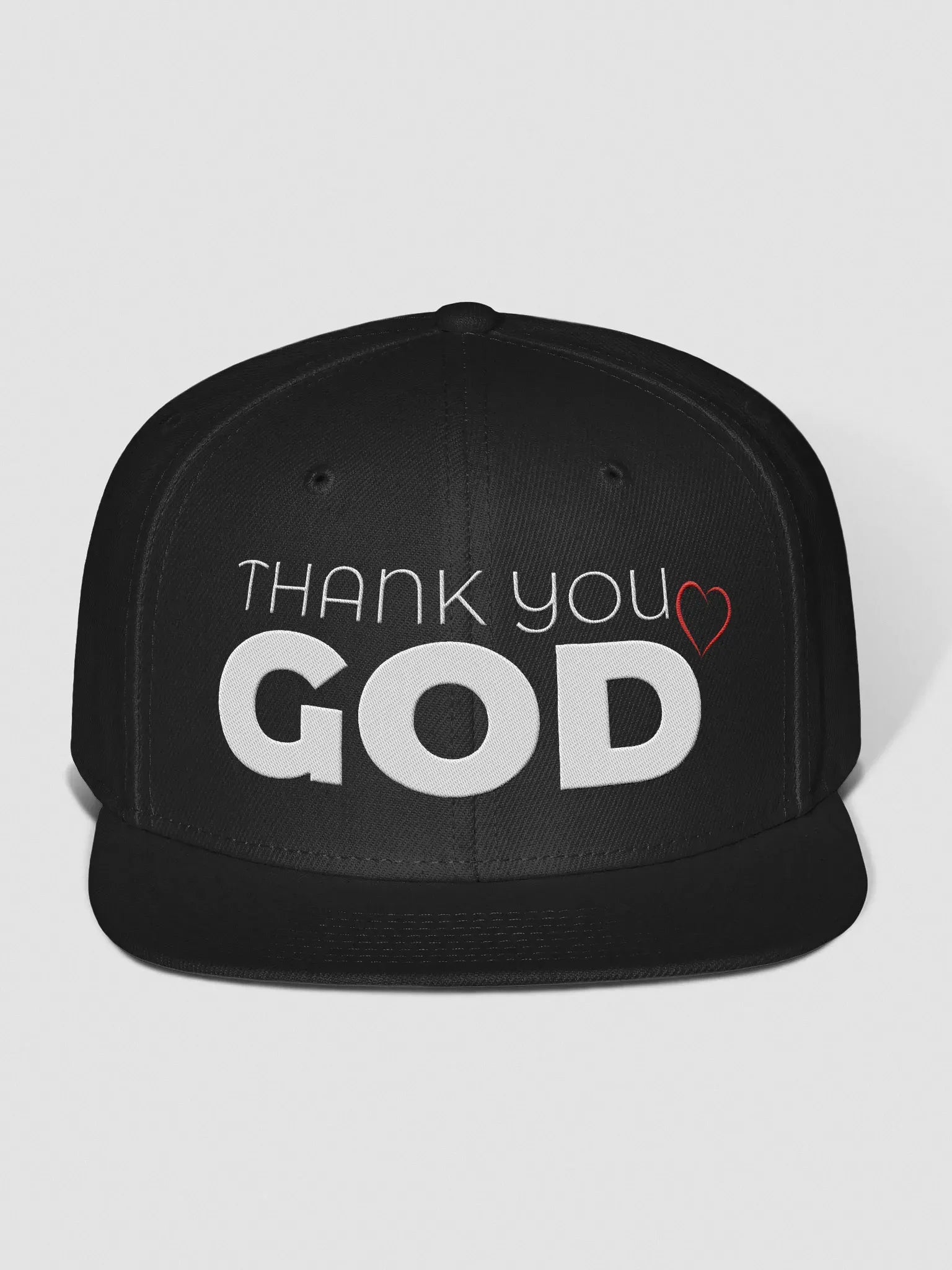 Thank you God Snapback Cap