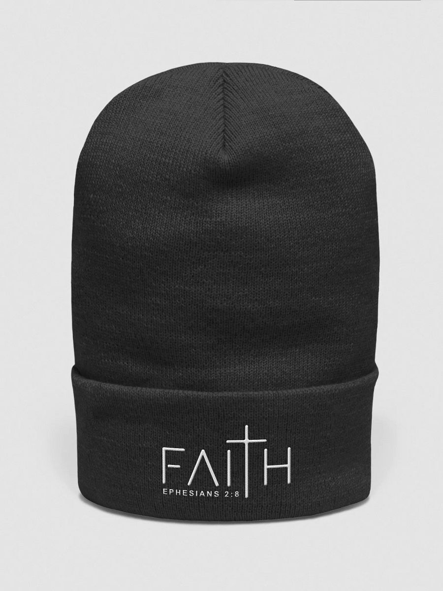 Faith - Ephesians 2 : 8 Cuffed Beanie