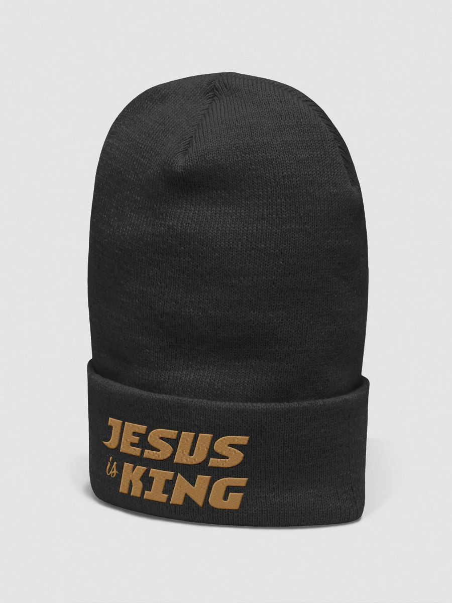 Jesus is King acrylic winter hat for men and women