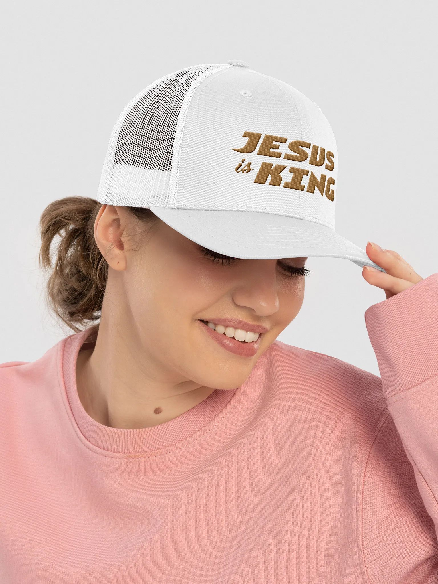 Jesus is King Trucker Hat