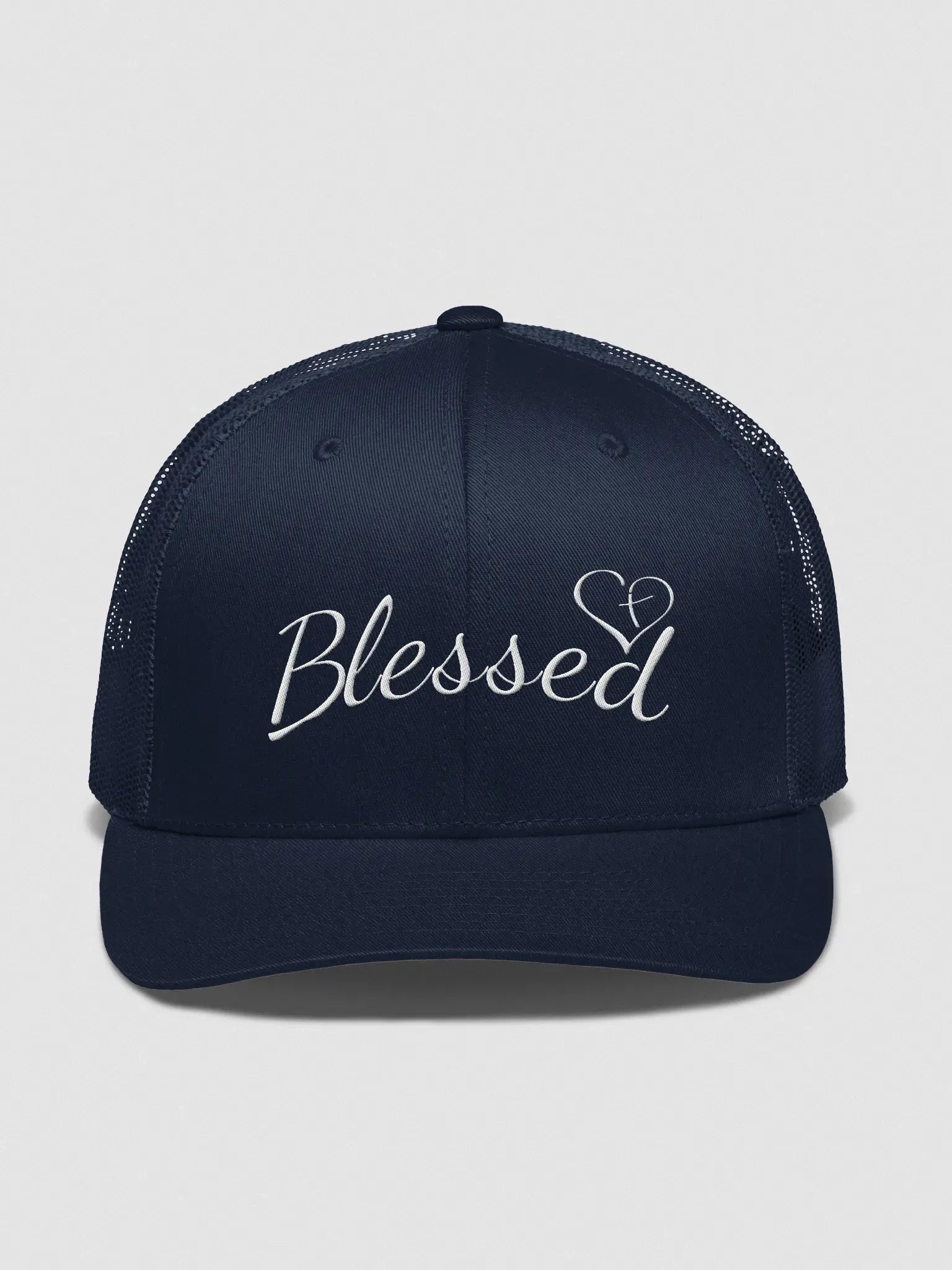 Blessed Trucker Hat Embroidery