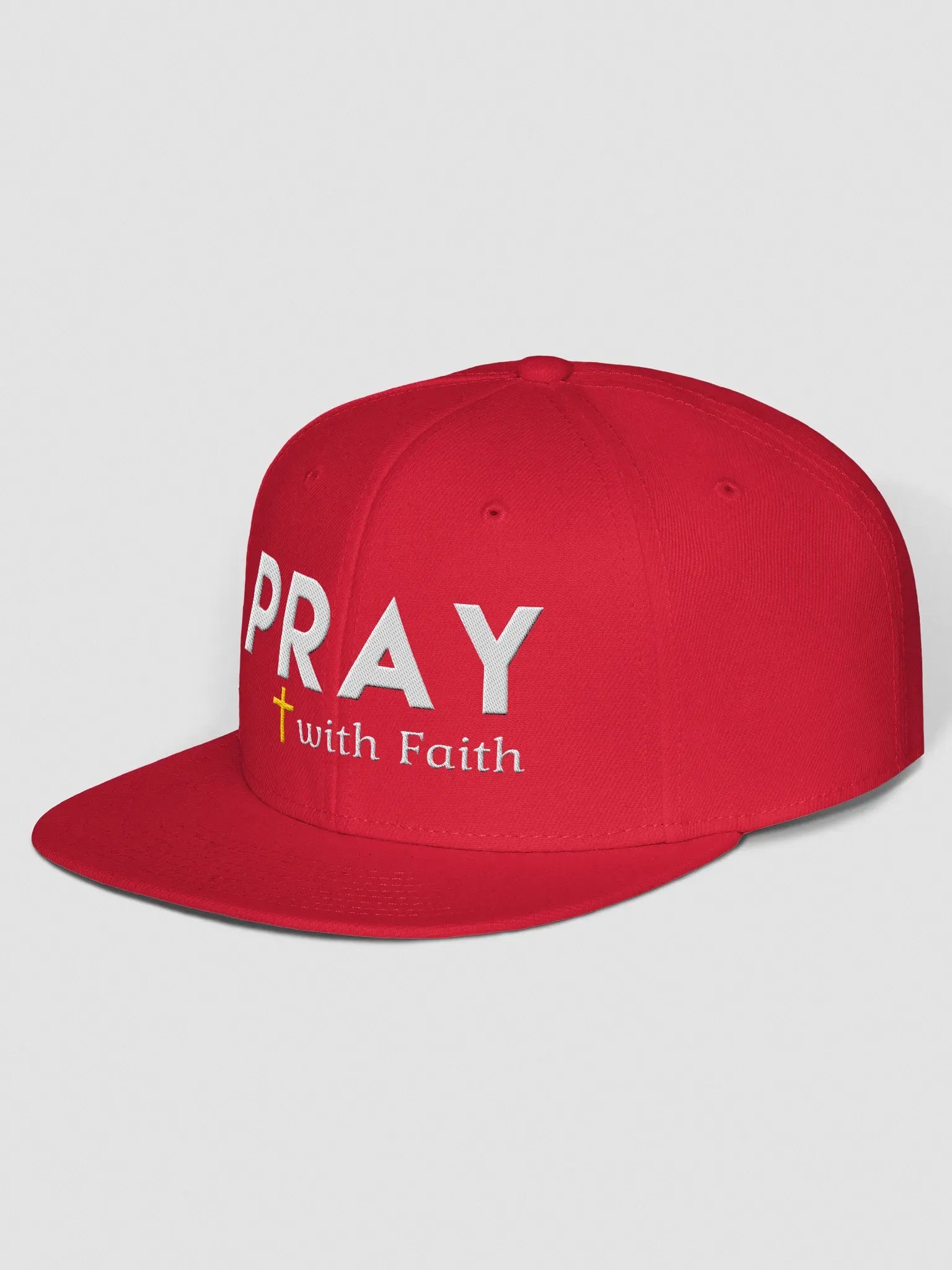 Pray with Faith Snapback Cap