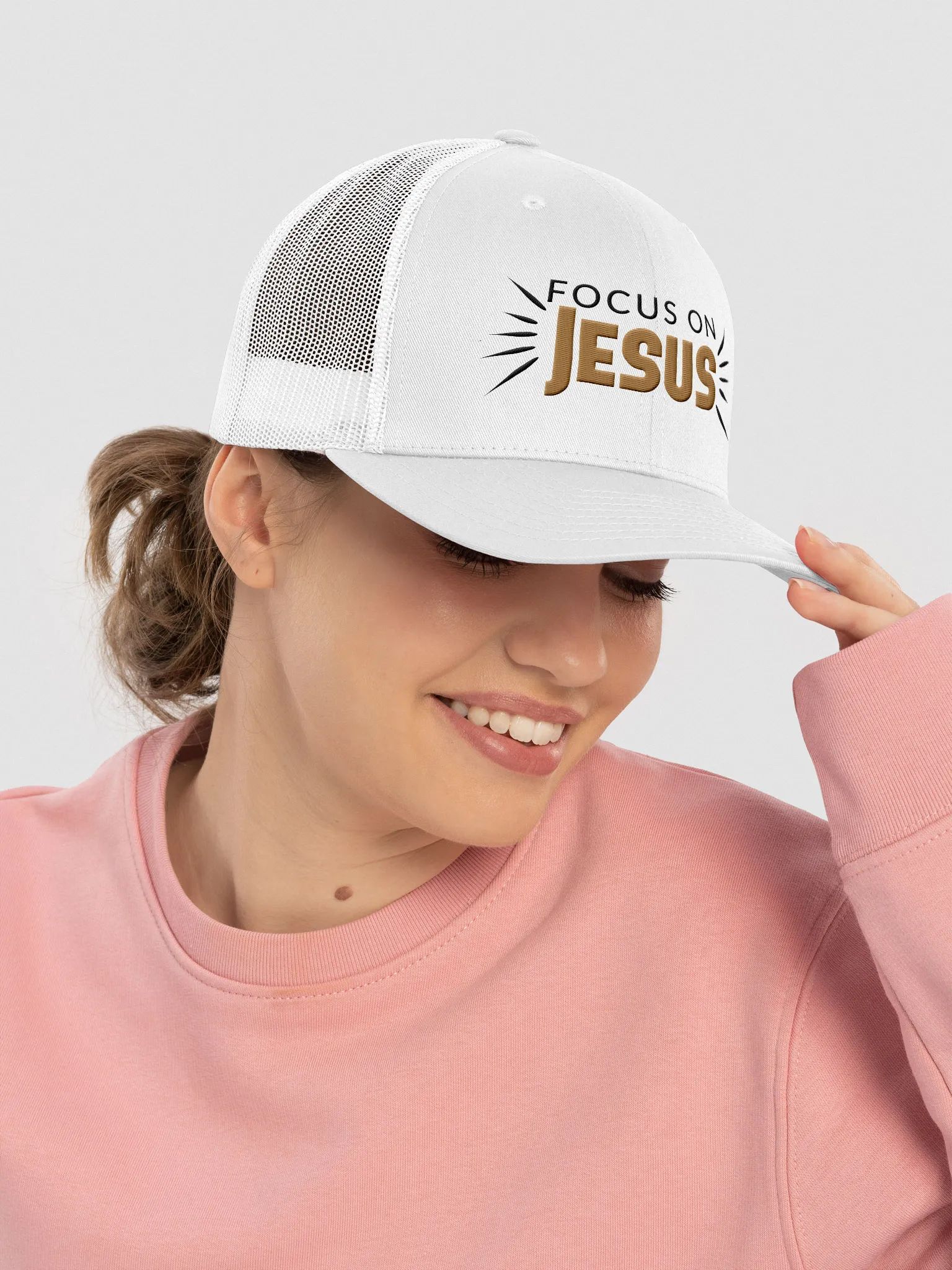 Focus on Jesus Trucker Hat