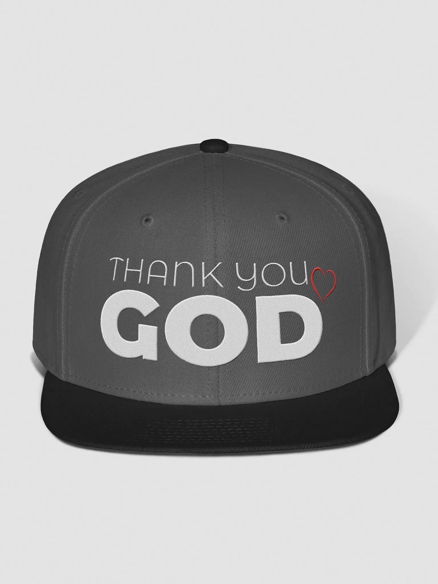 Thank you God Snapback Cap