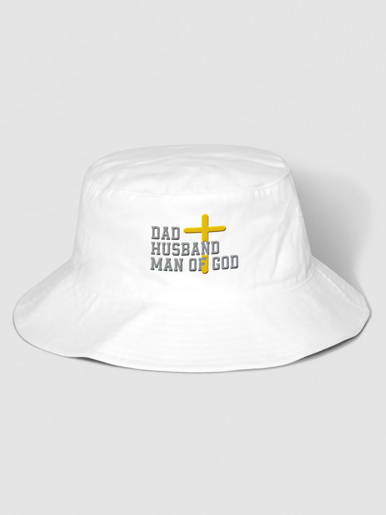 Dad Husband Man of God Bucket Hat