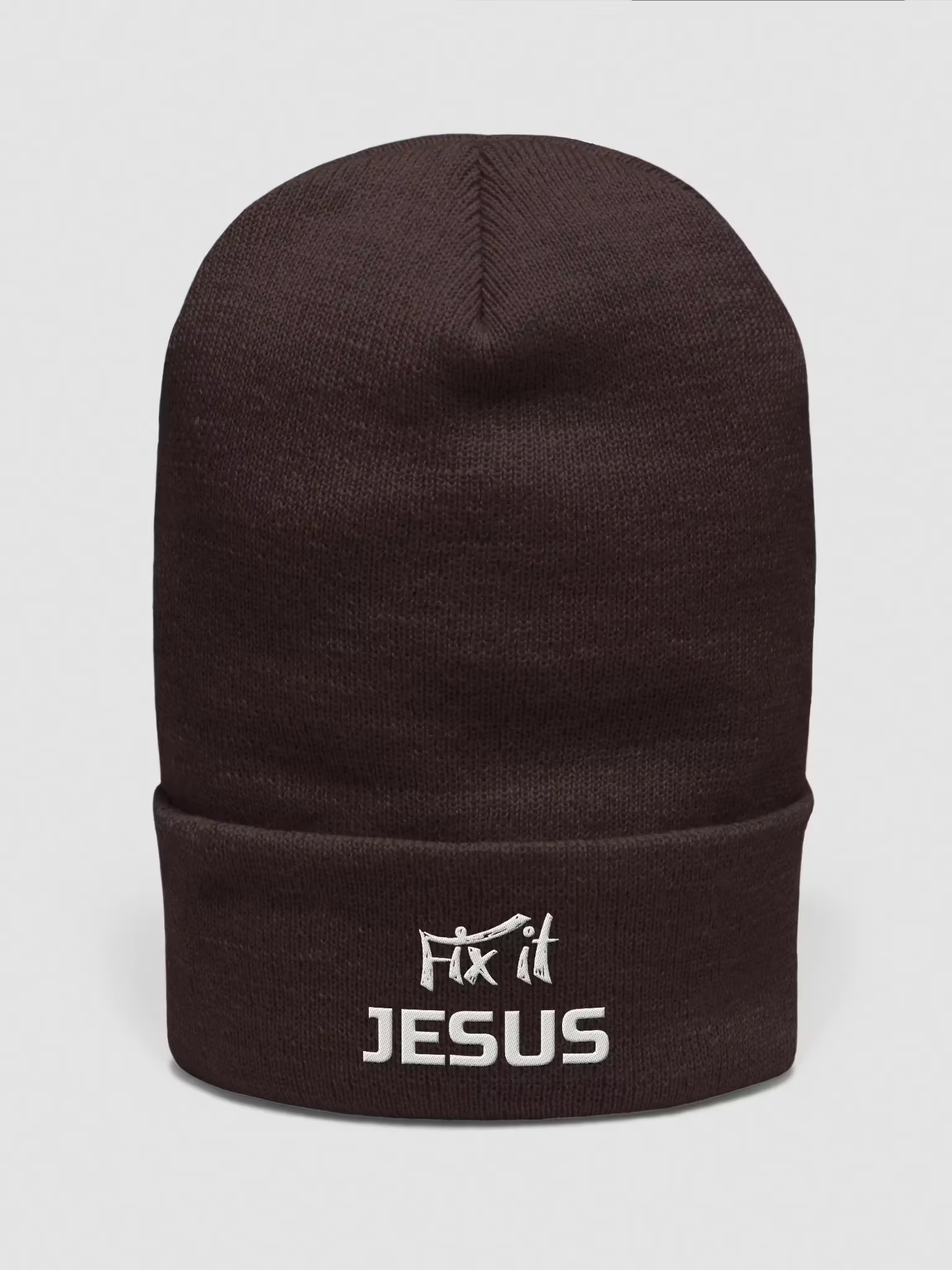 Fix it Jesus Cuffed Beanie