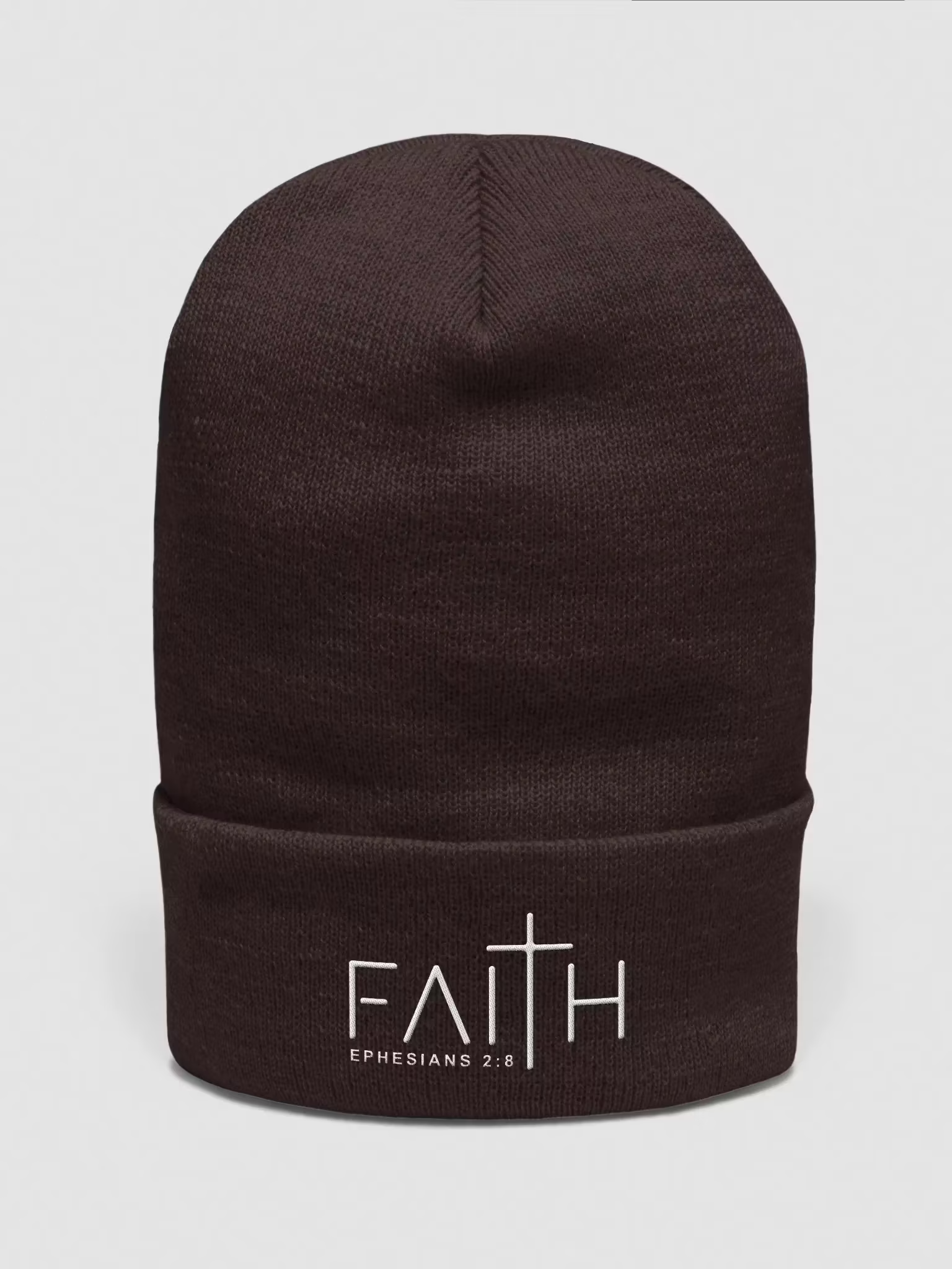 Faith - Ephesians 2 : 8 Cuffed Beanie