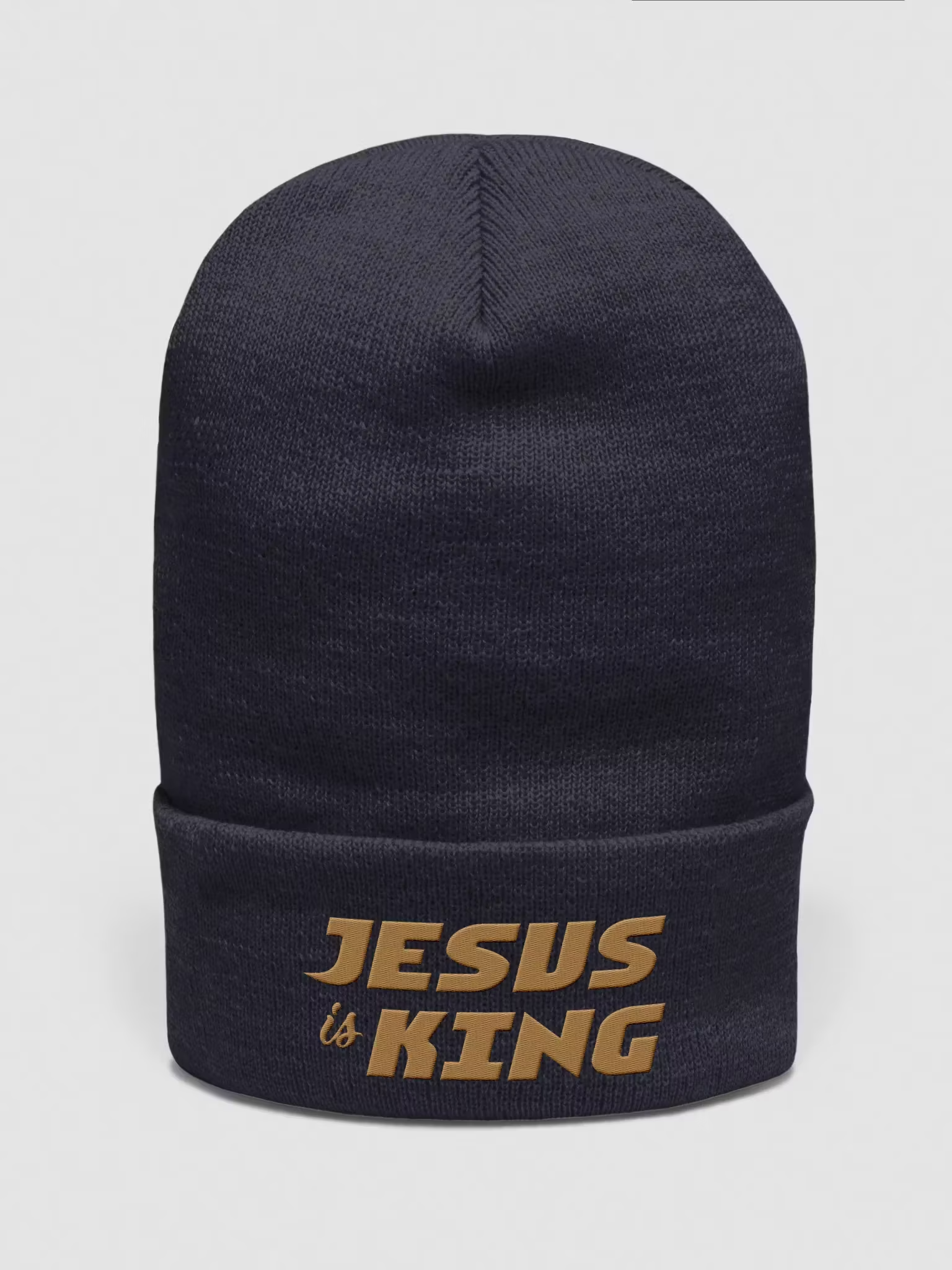 Jesus is King Cuffed Beanie