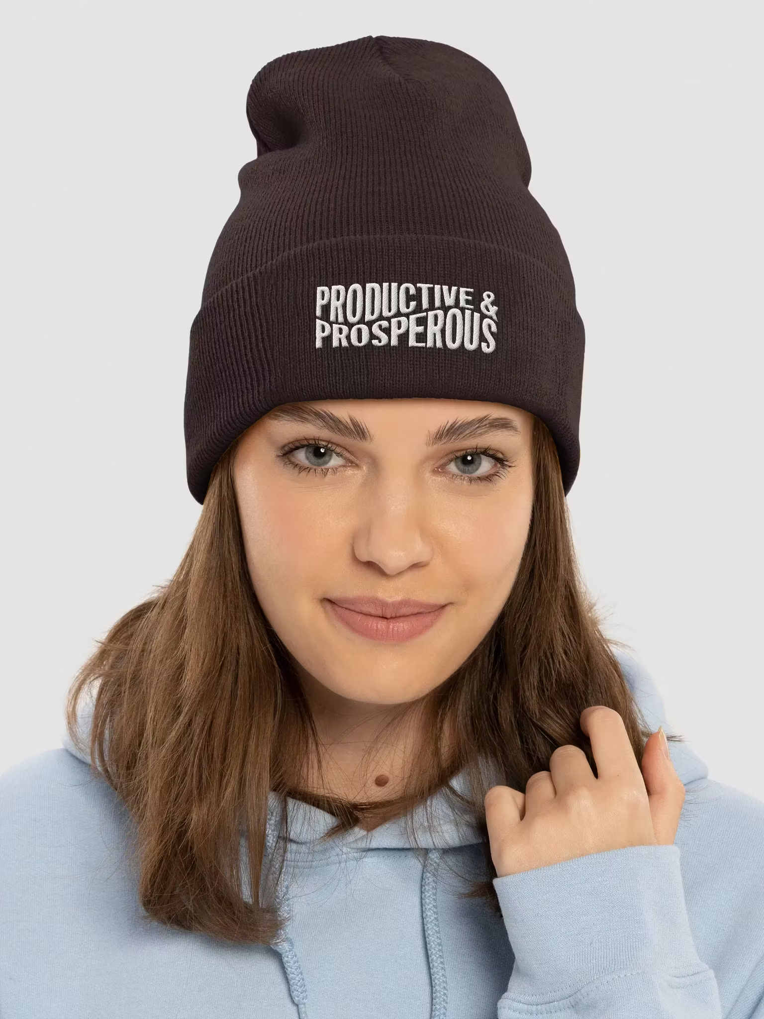 Productive & Prosperous Cuffed Beanie