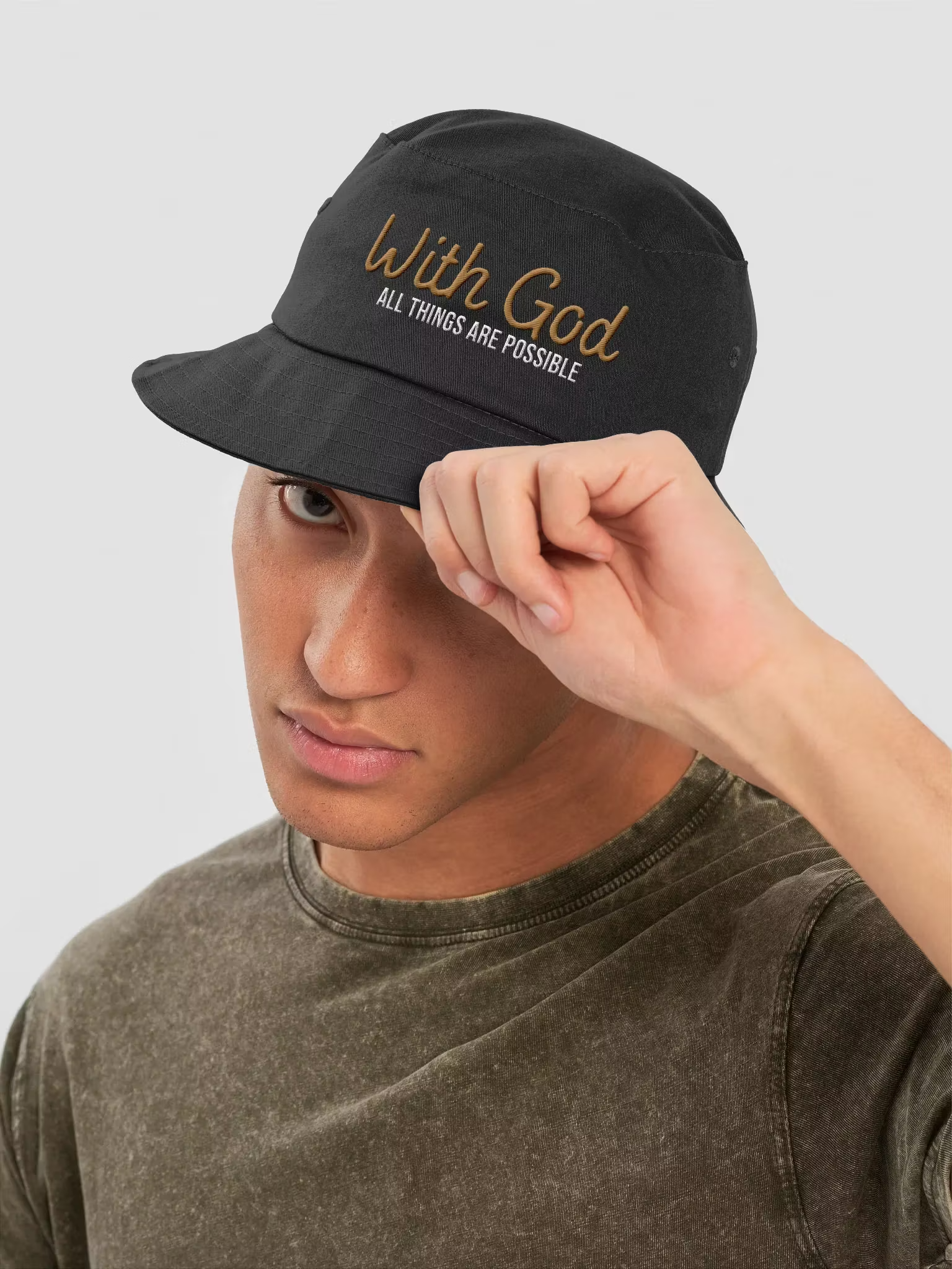 With God All Things Are Possible Bucket Hat