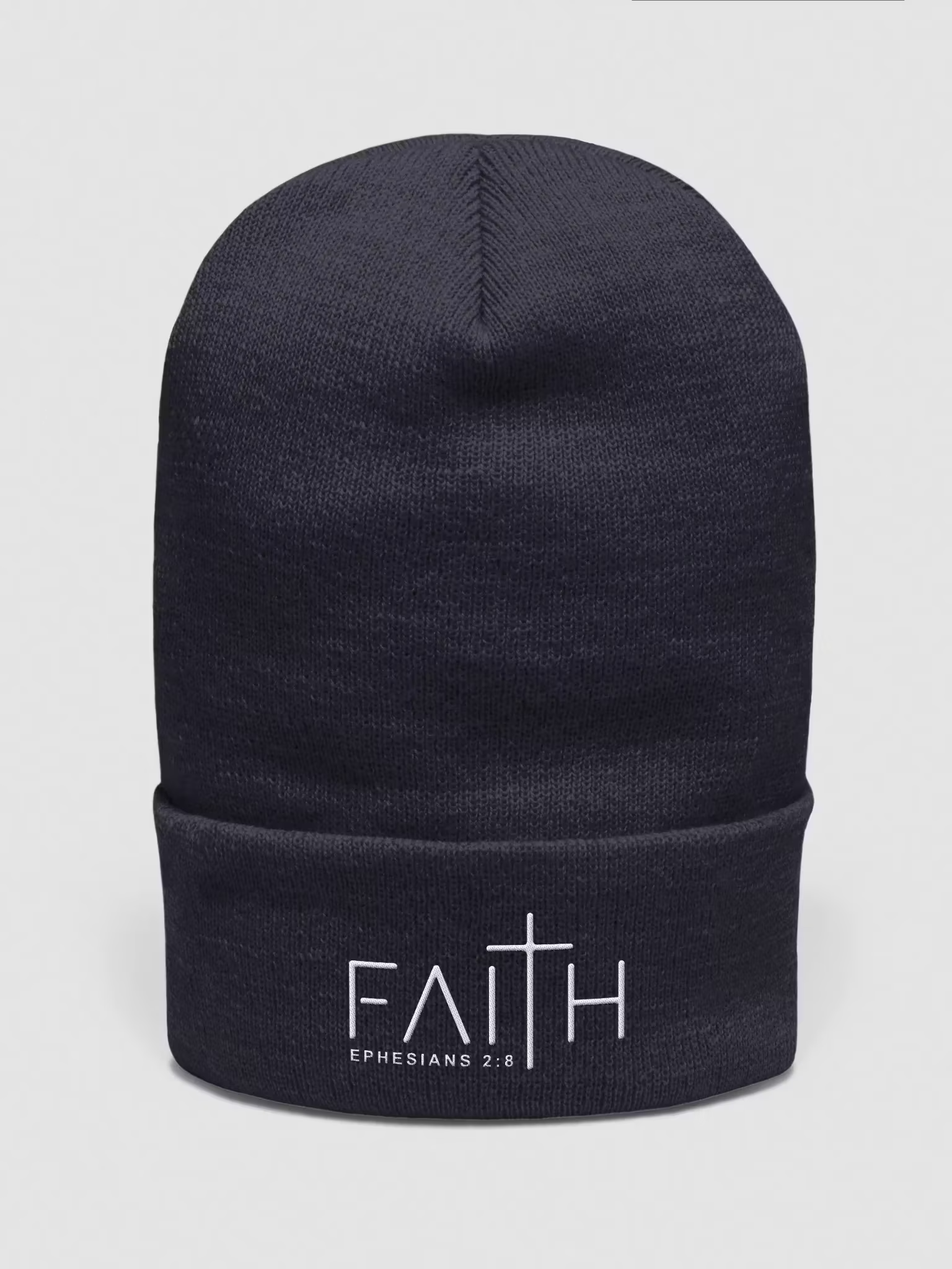 Faith - Ephesians 2 : 8 Cuffed Beanie