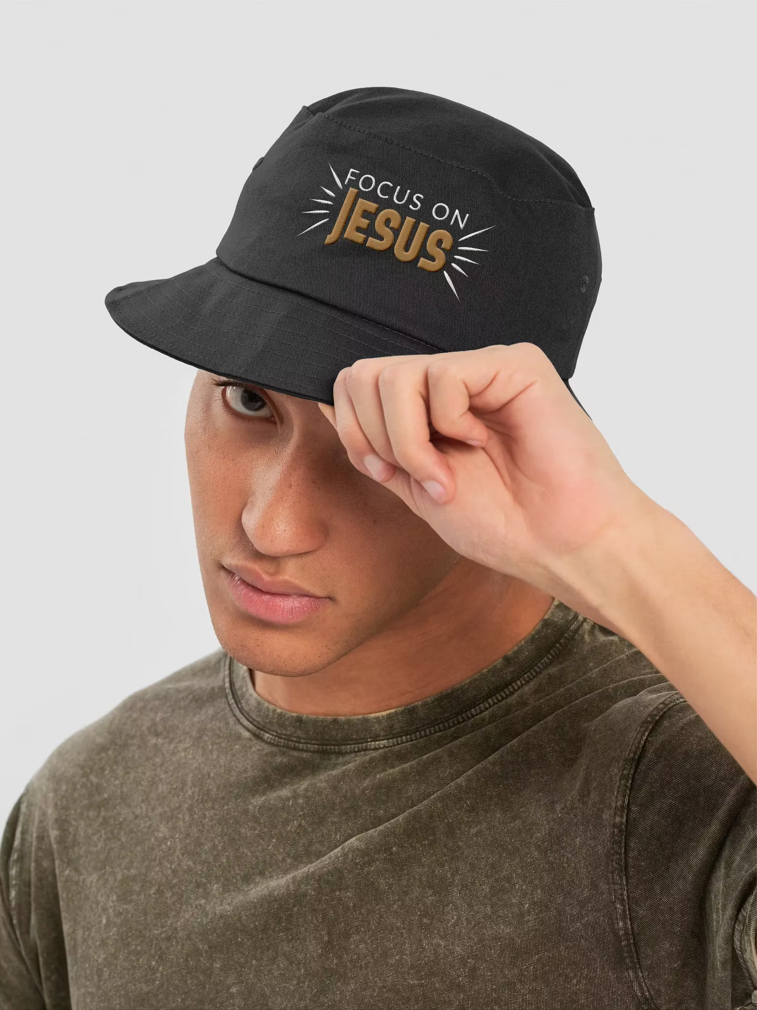 Focus on Jesus Bucket Hat