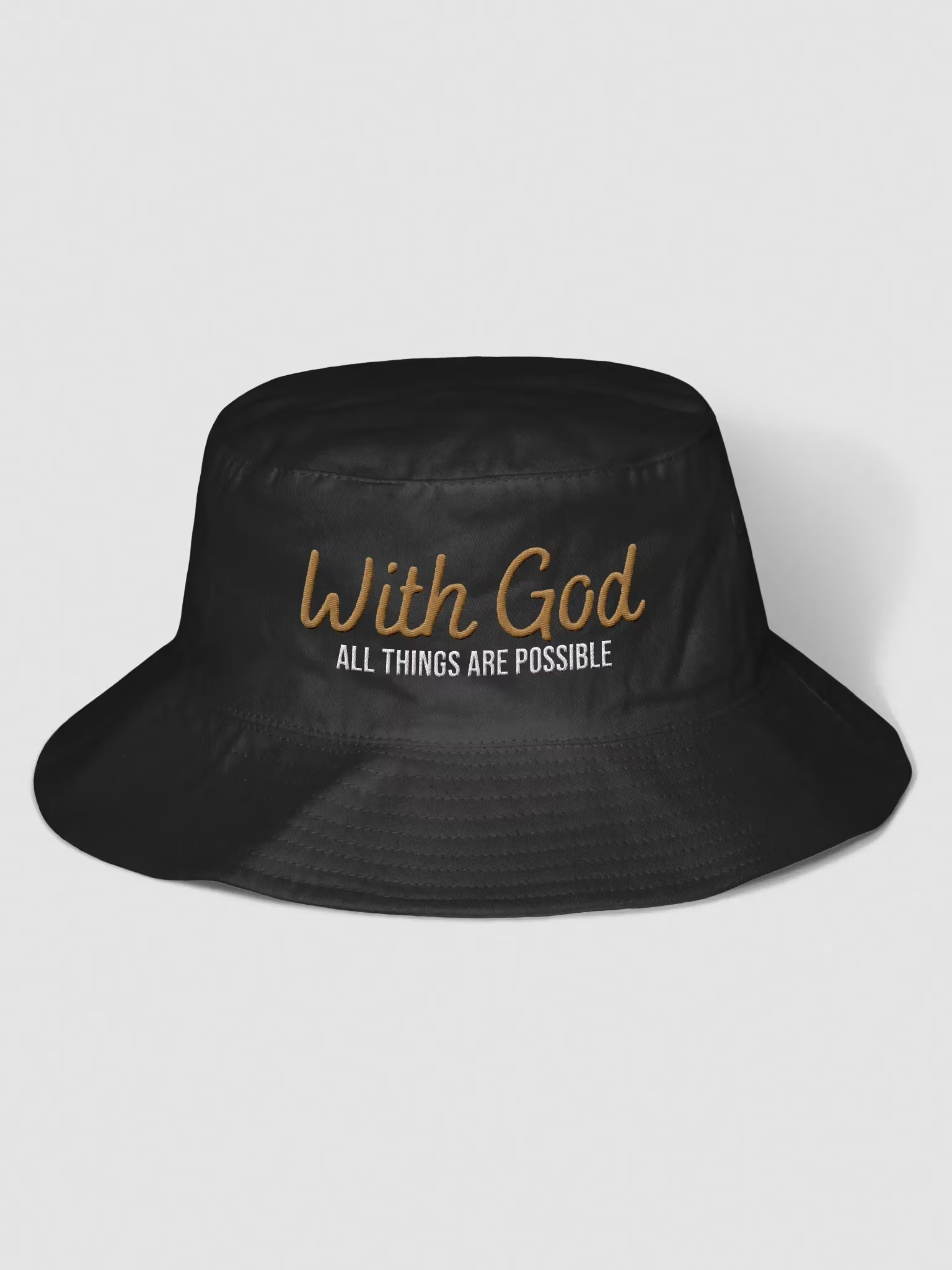 With God All Things Are Possible Bucket Hat