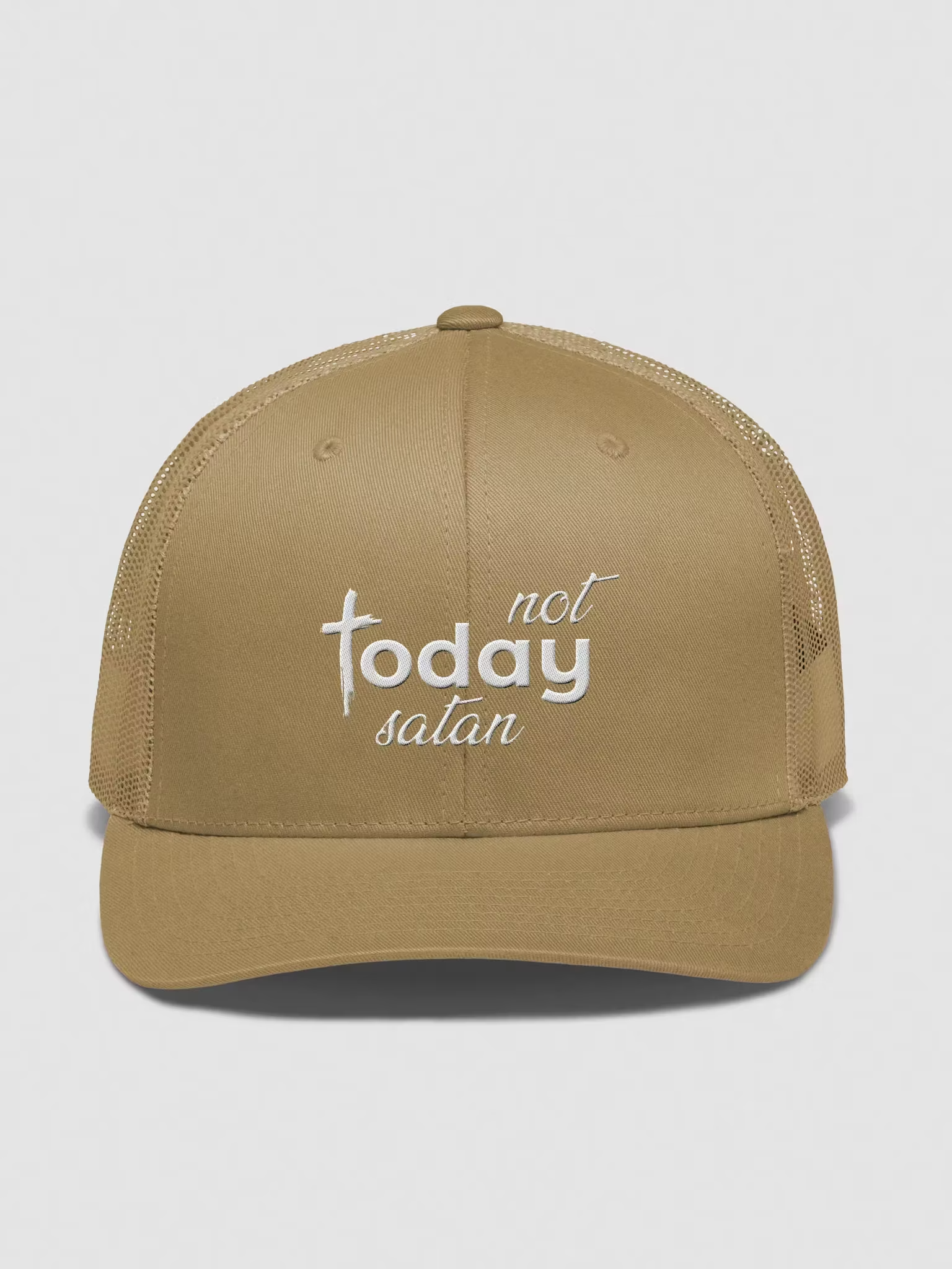 Not Today Satan Trucker Hat