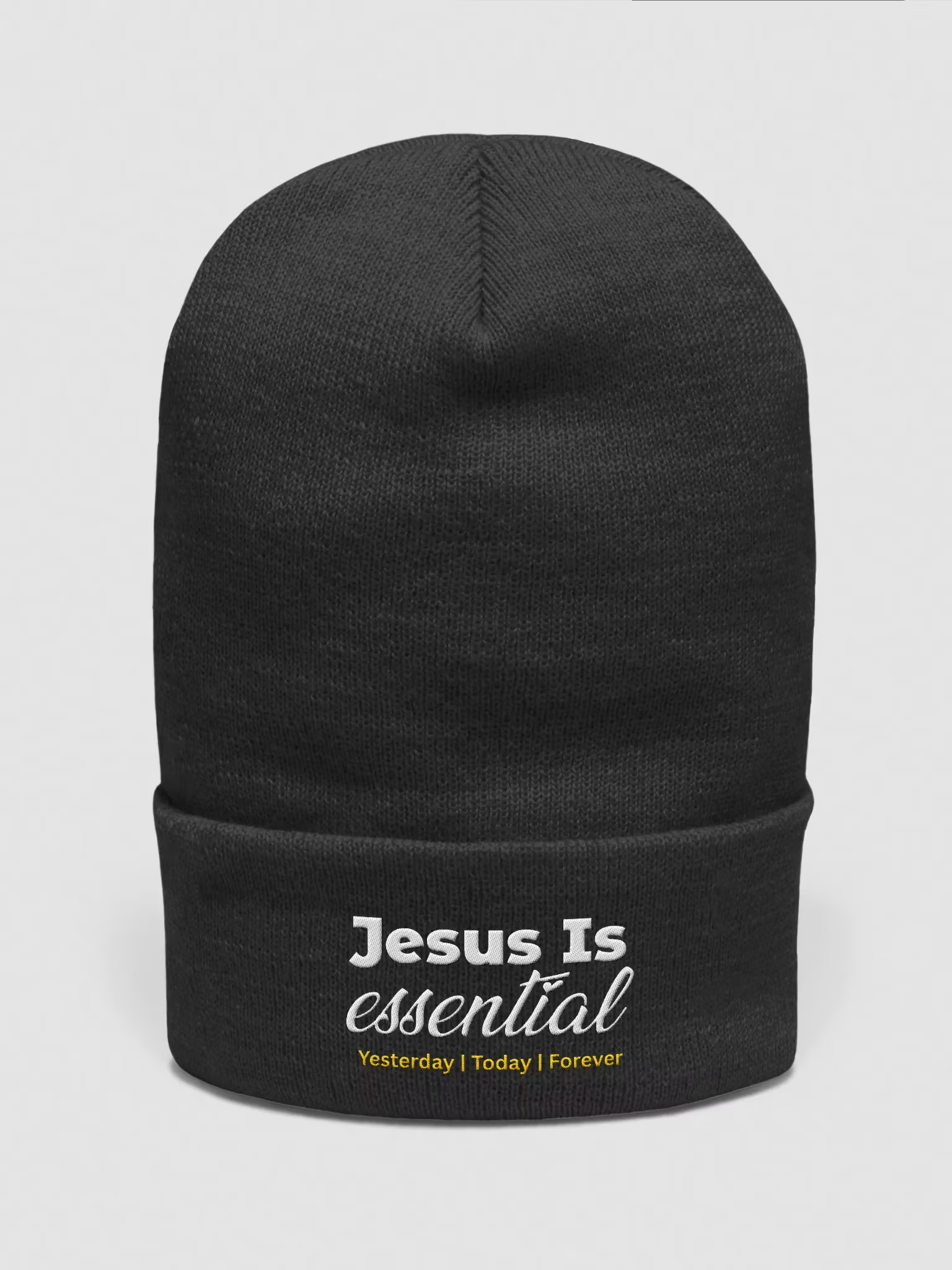 Jesus is Essential Cuffed Beanie