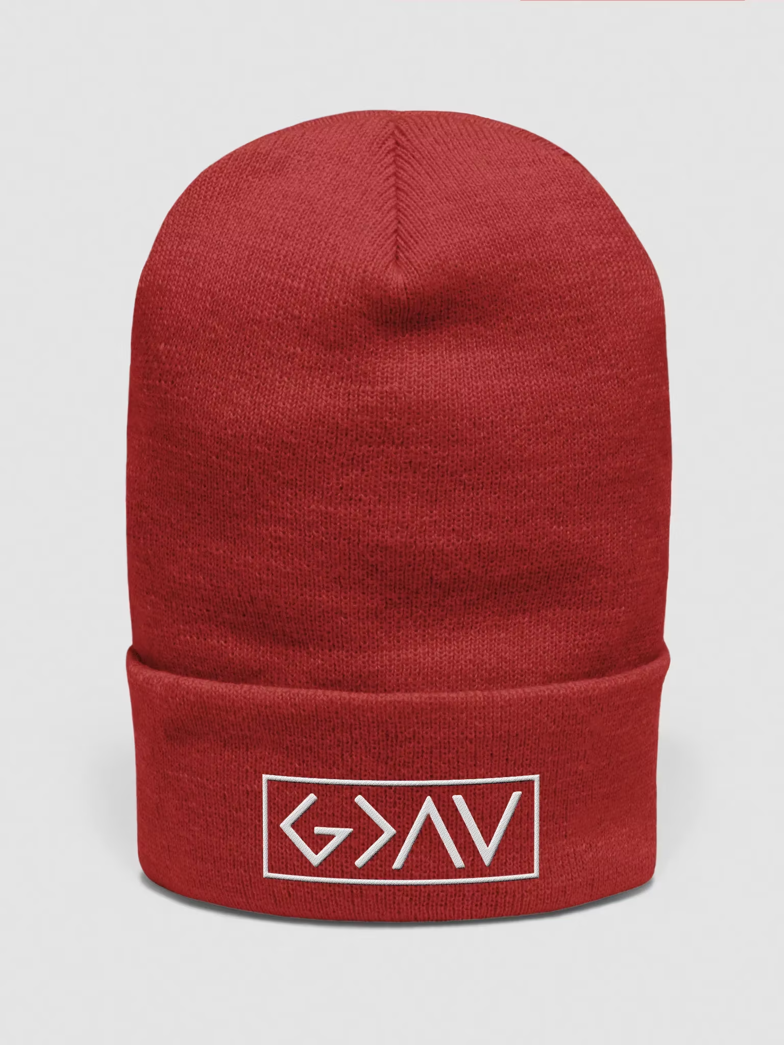 God is Greater than the Highs and Lows Cuffed Beanie