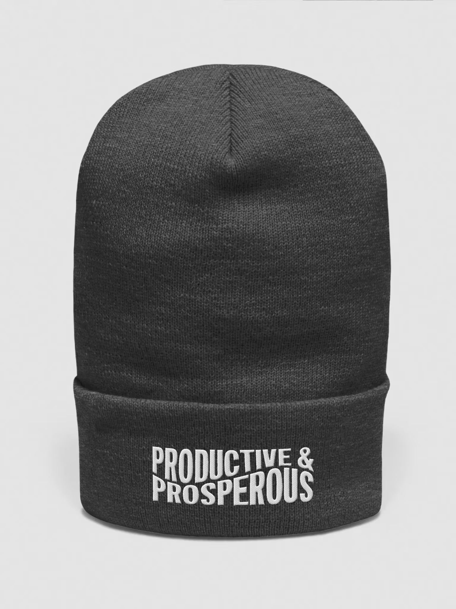 Productive & Prosperous Cuffed Beanie