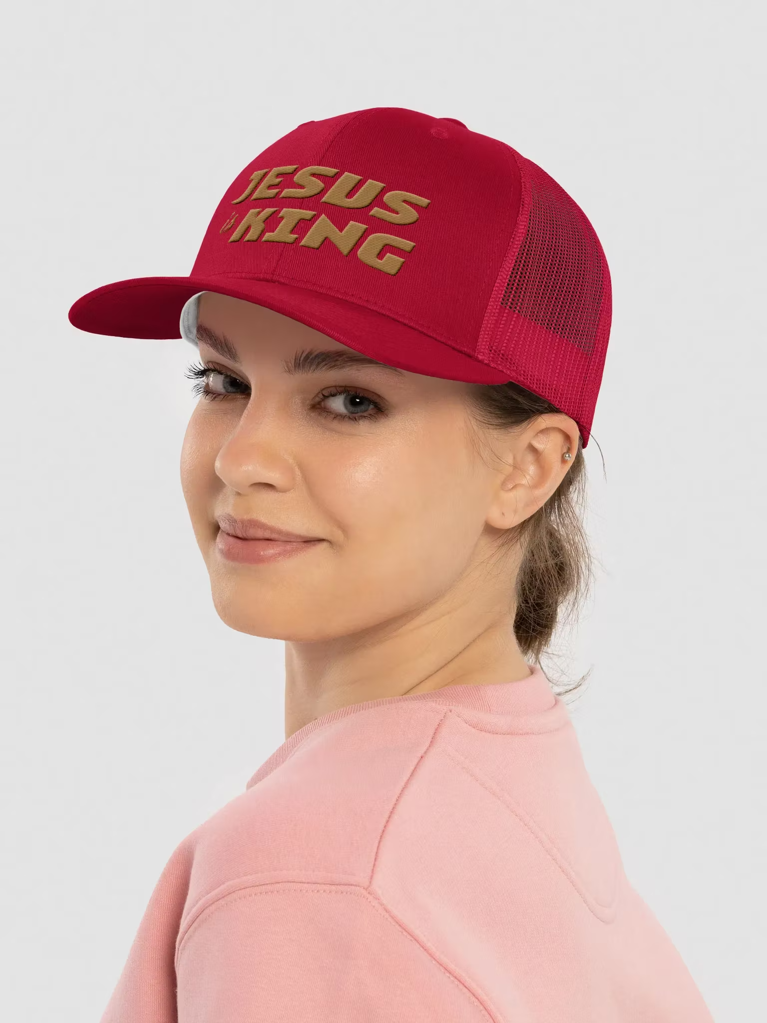 Jesus is King Trucker Hat