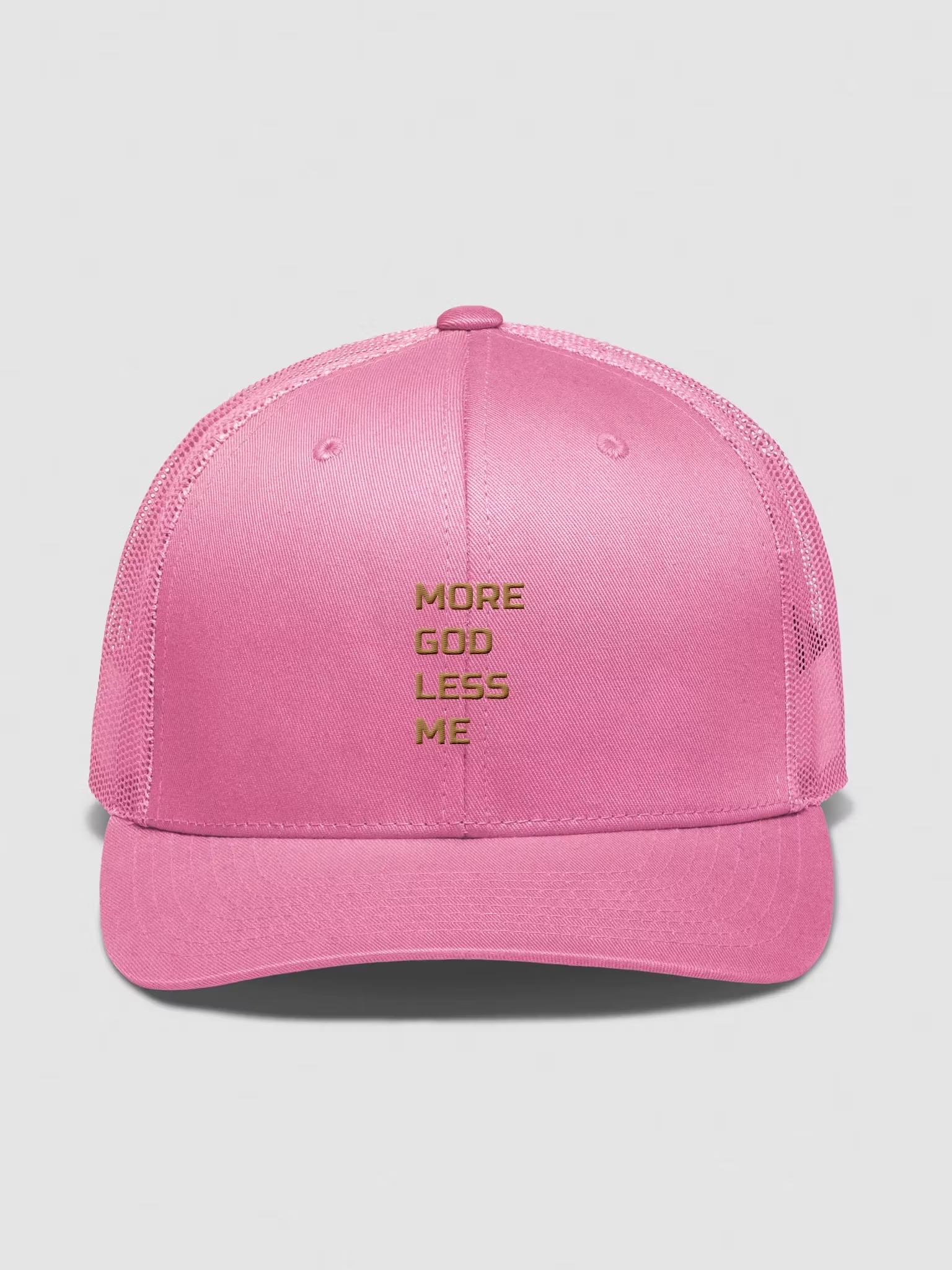 More God Less Me Trucker Hat