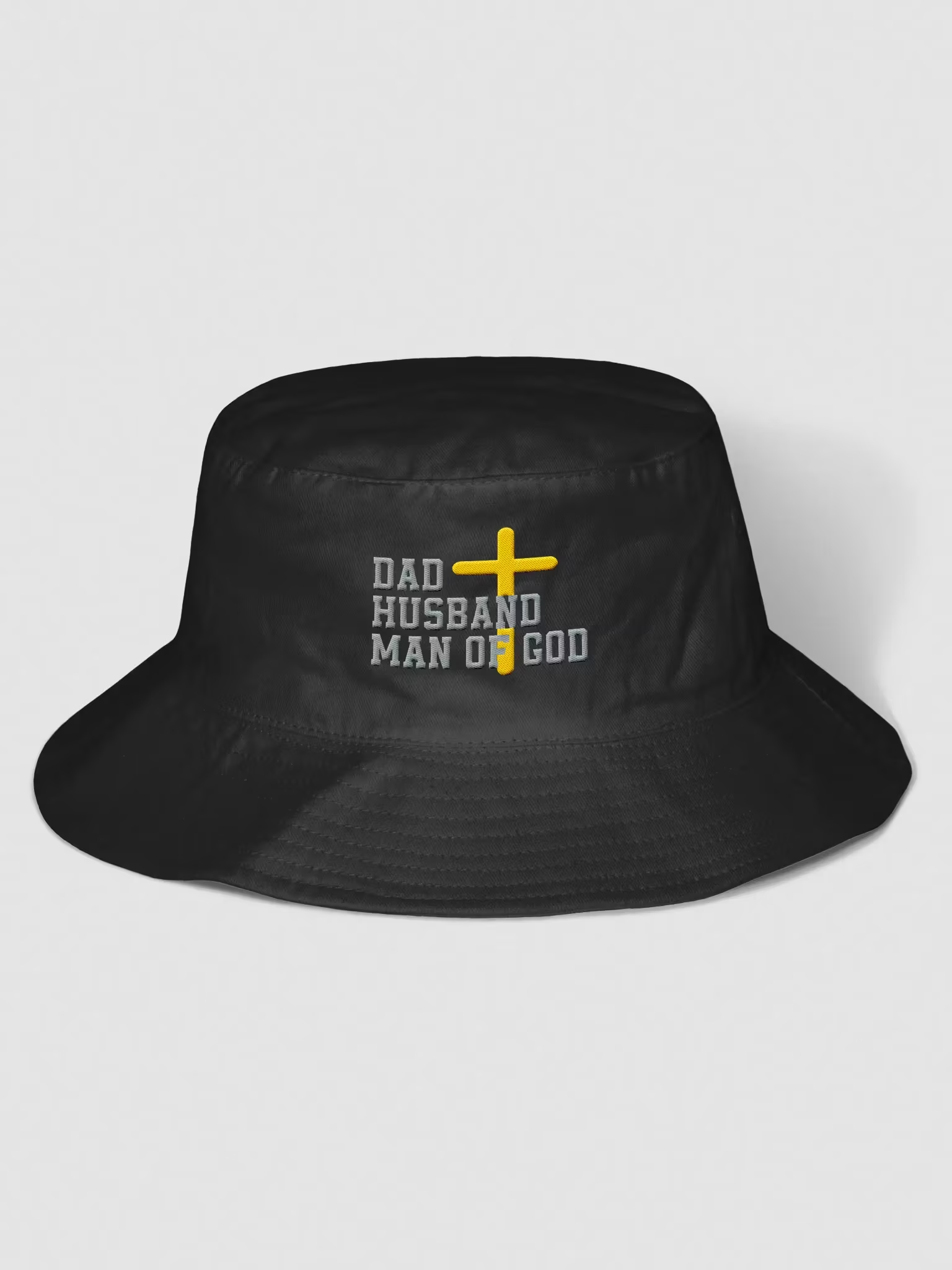 Dad Husband Man of God Bucket Hat