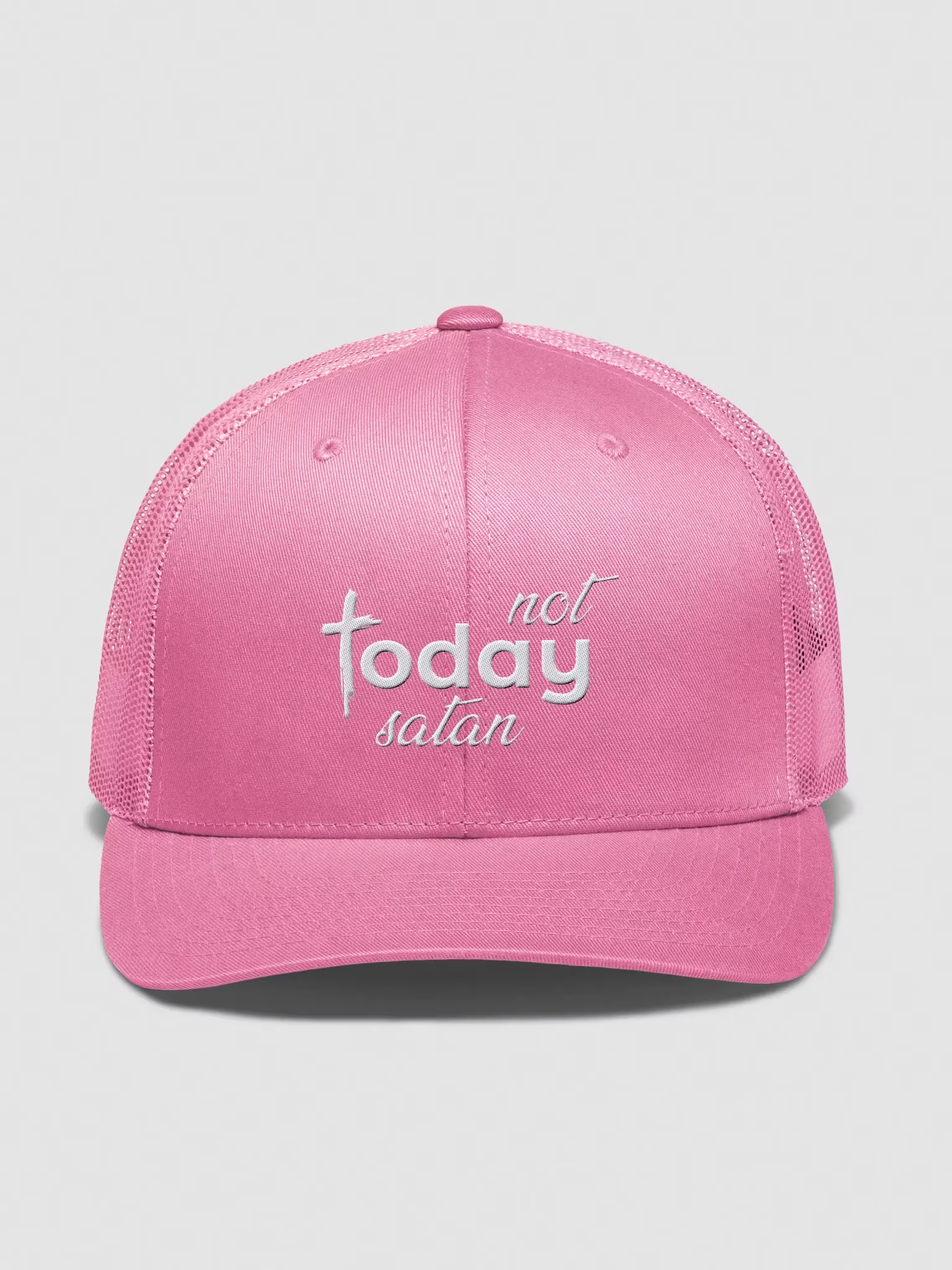 Not Today Satan Trucker Hat