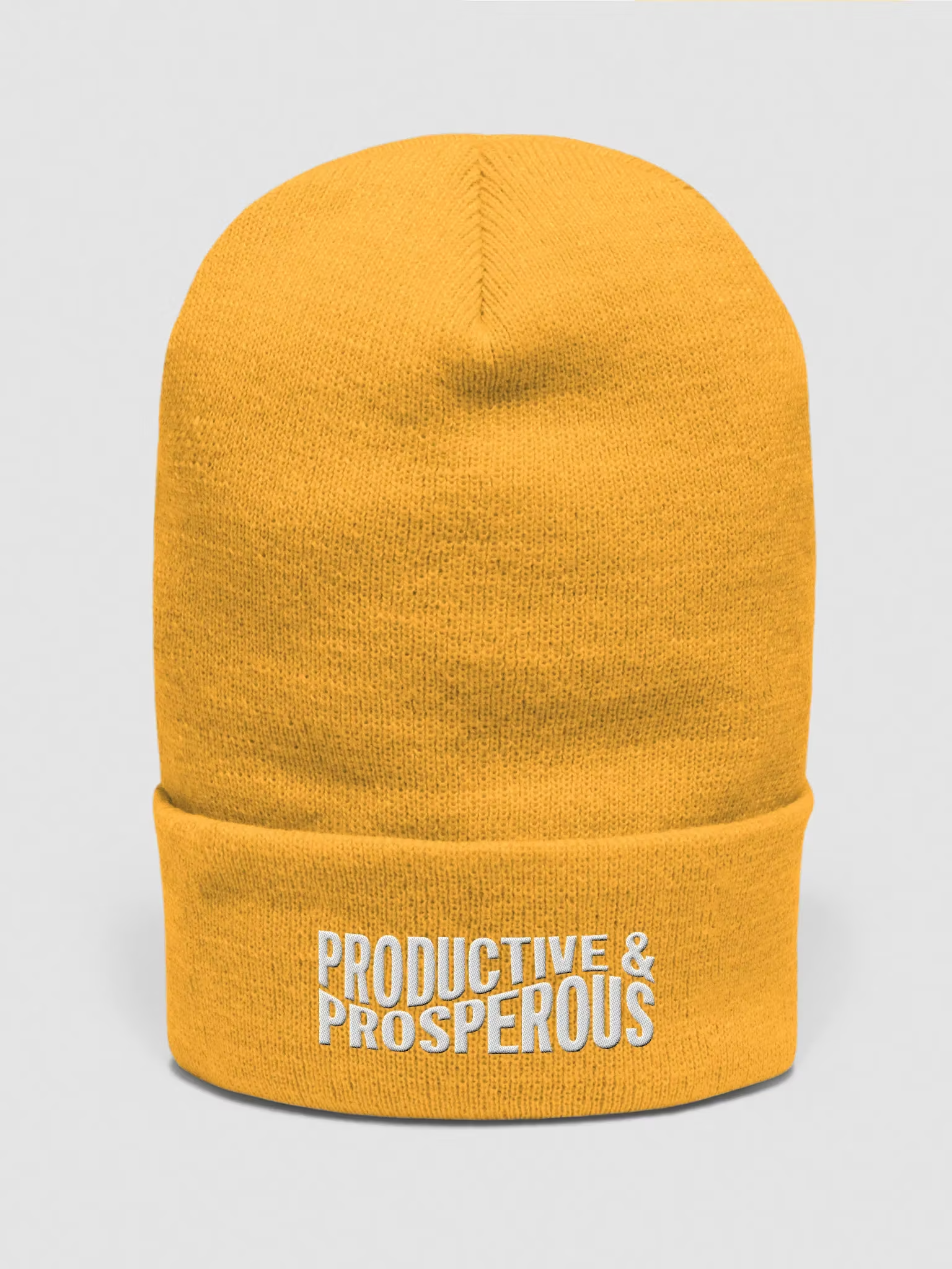 Productive & Prosperous Cuffed Beanie