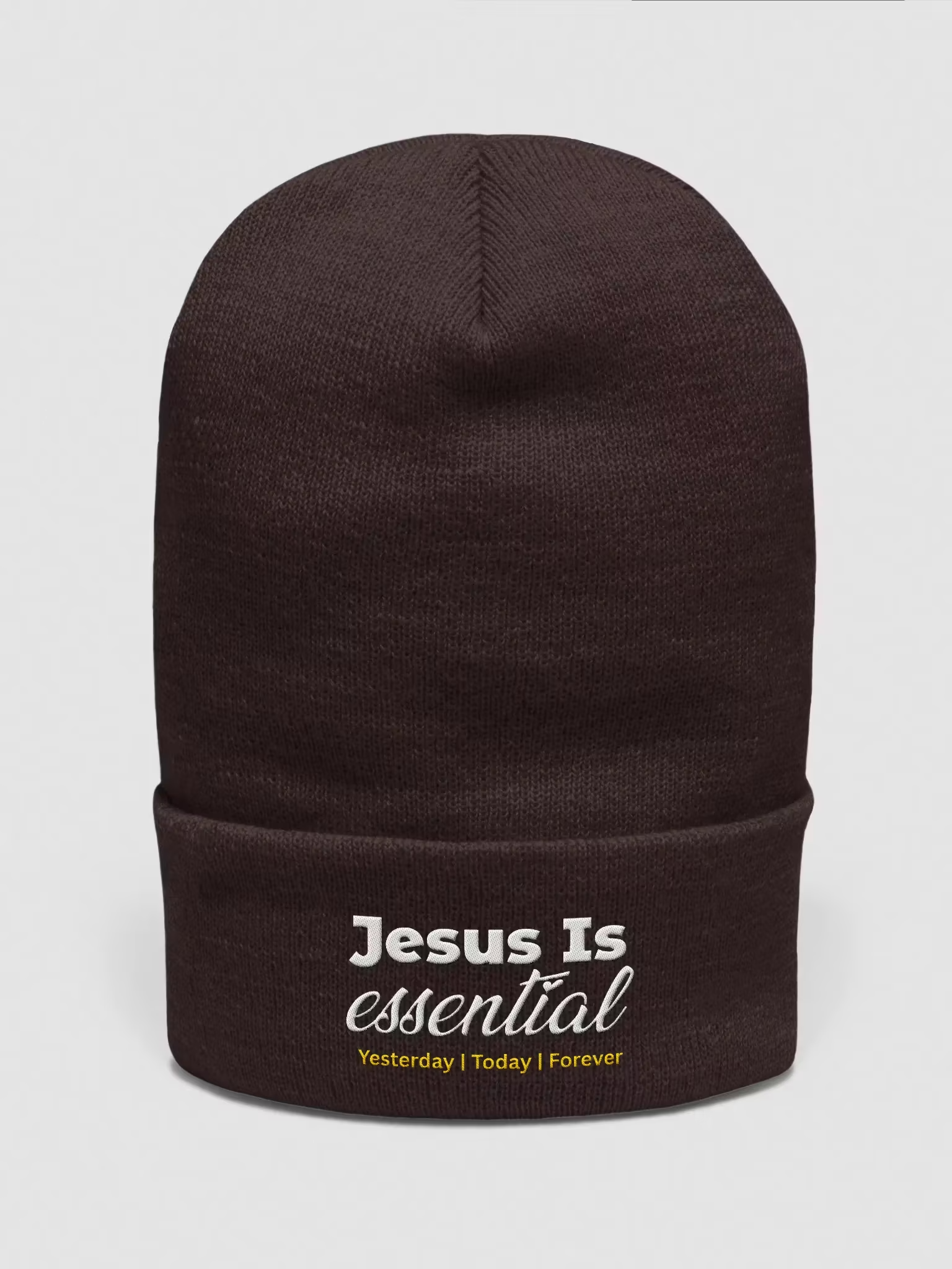 Jesus is Essential Cuffed Beanie