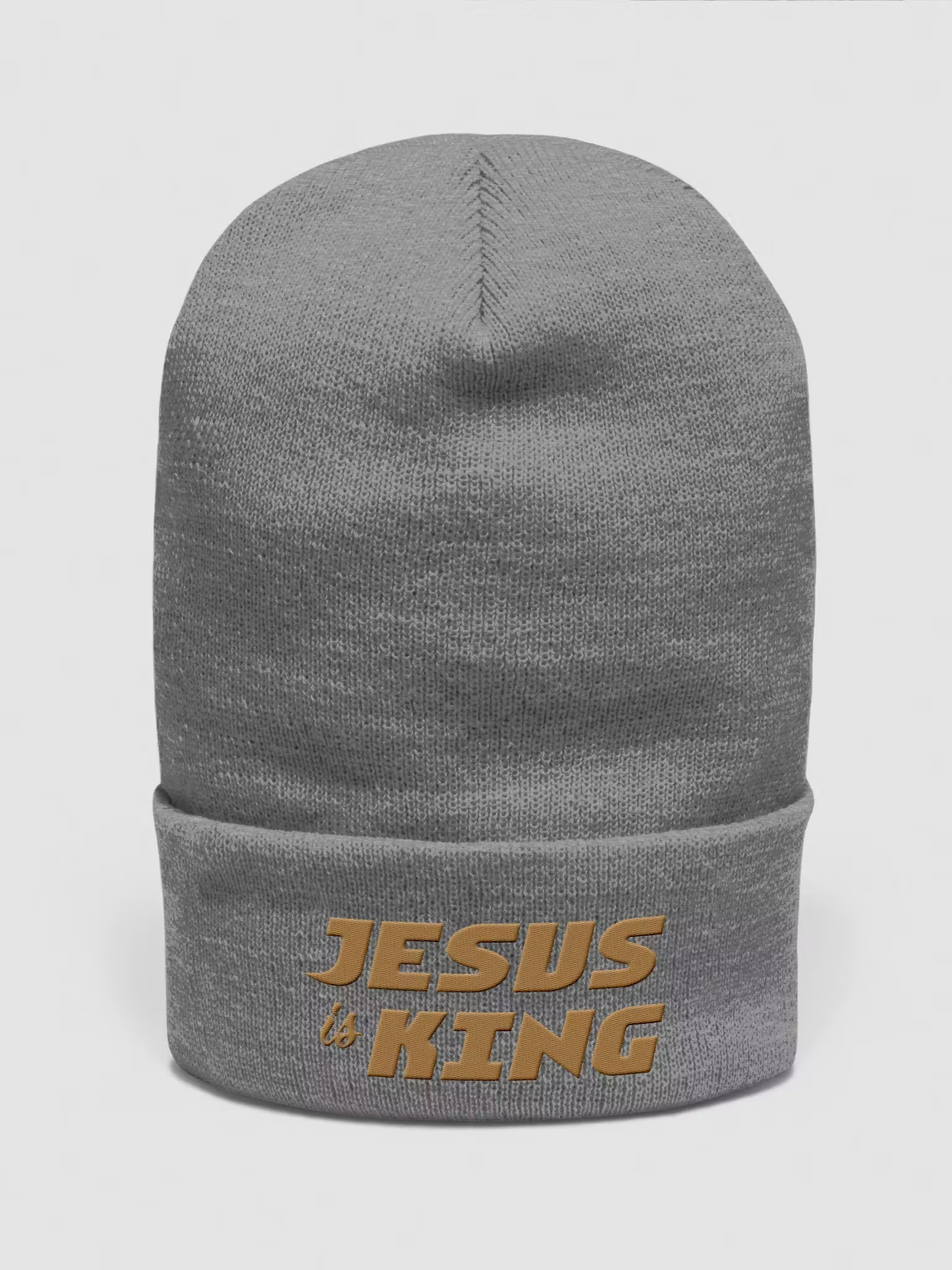 Jesus is King Cuffed Beanie