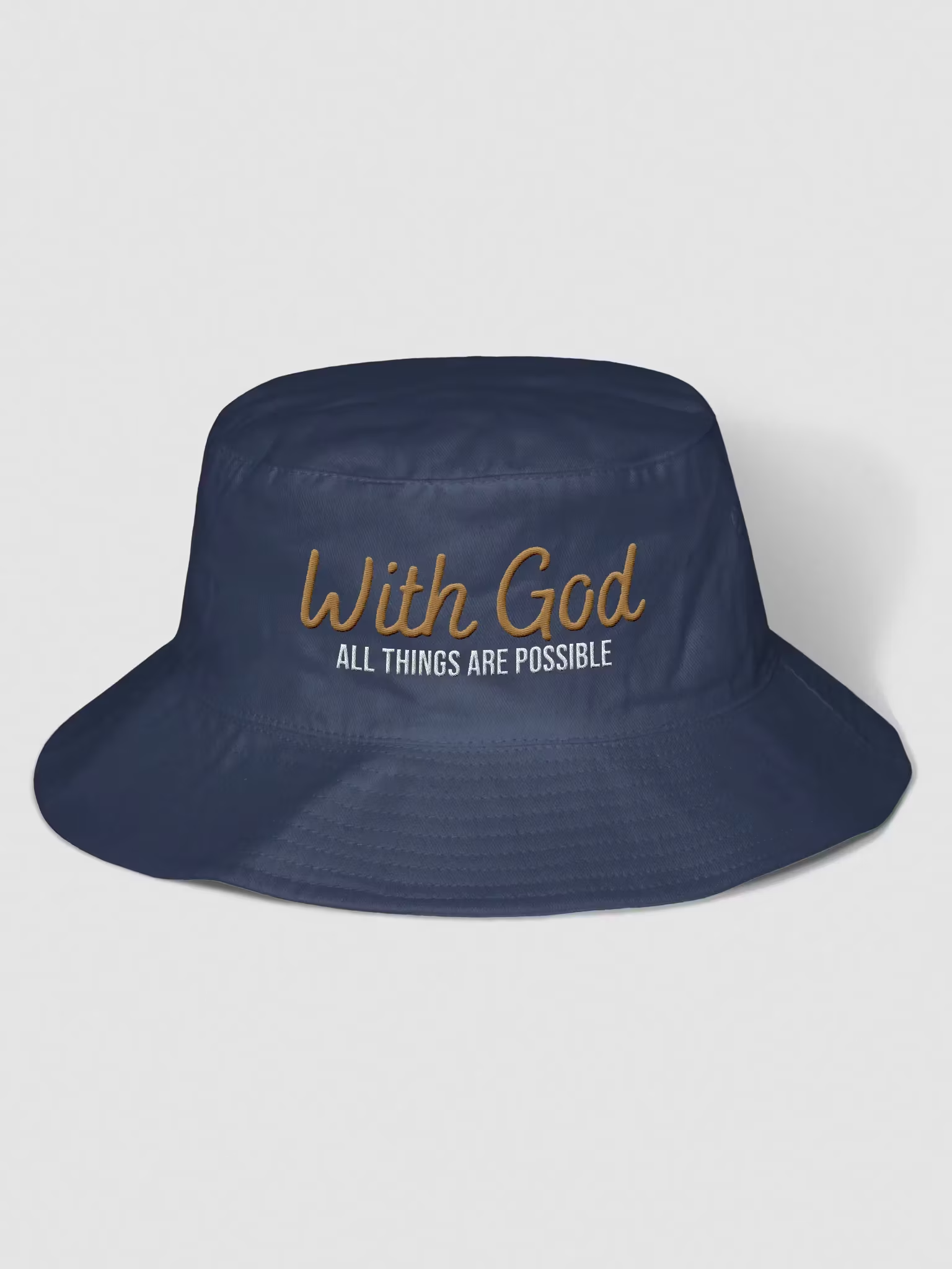 With God All Things Are Possible Bucket Hat
