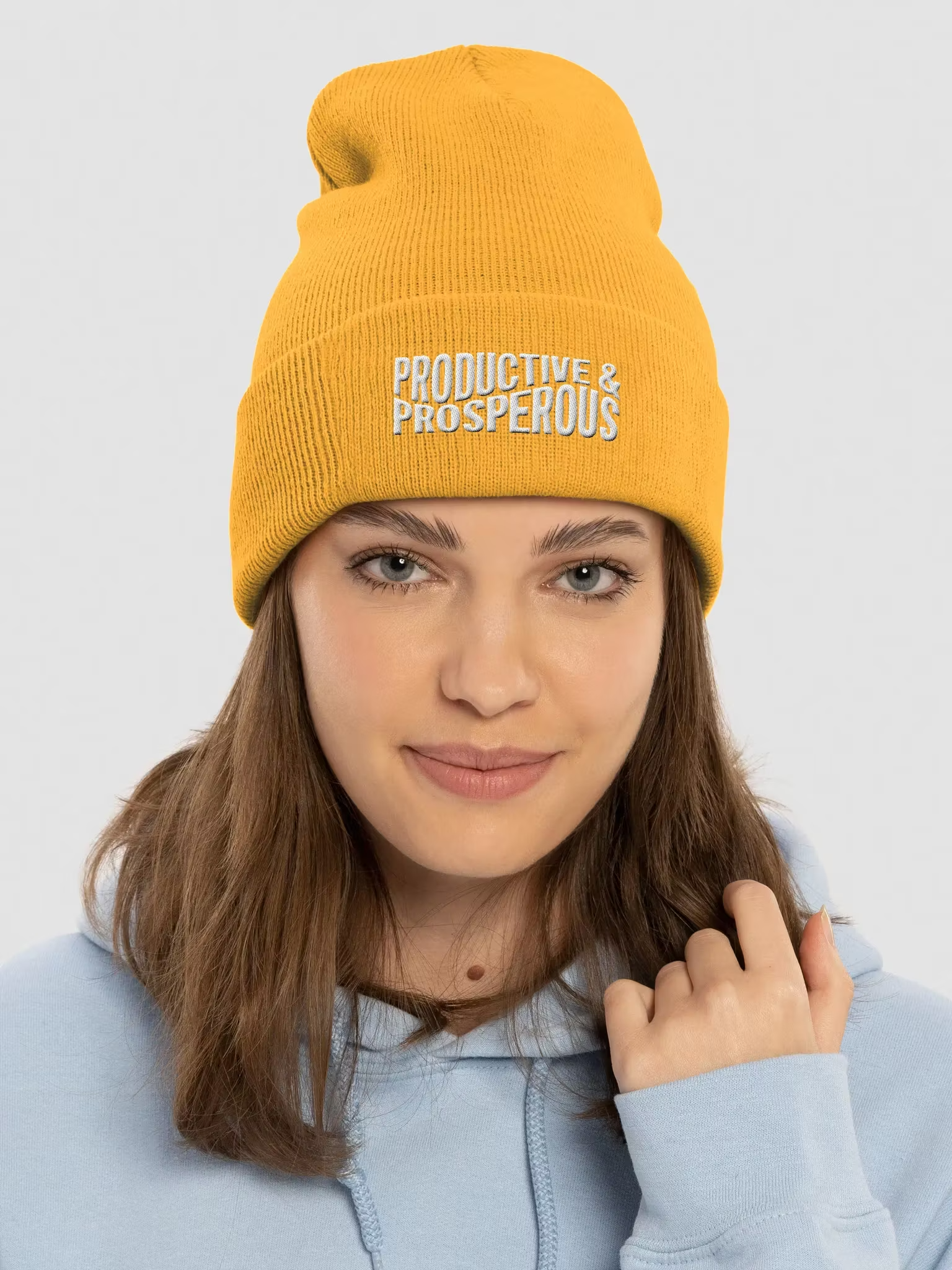 Productive & Prosperous Cuffed Beanie