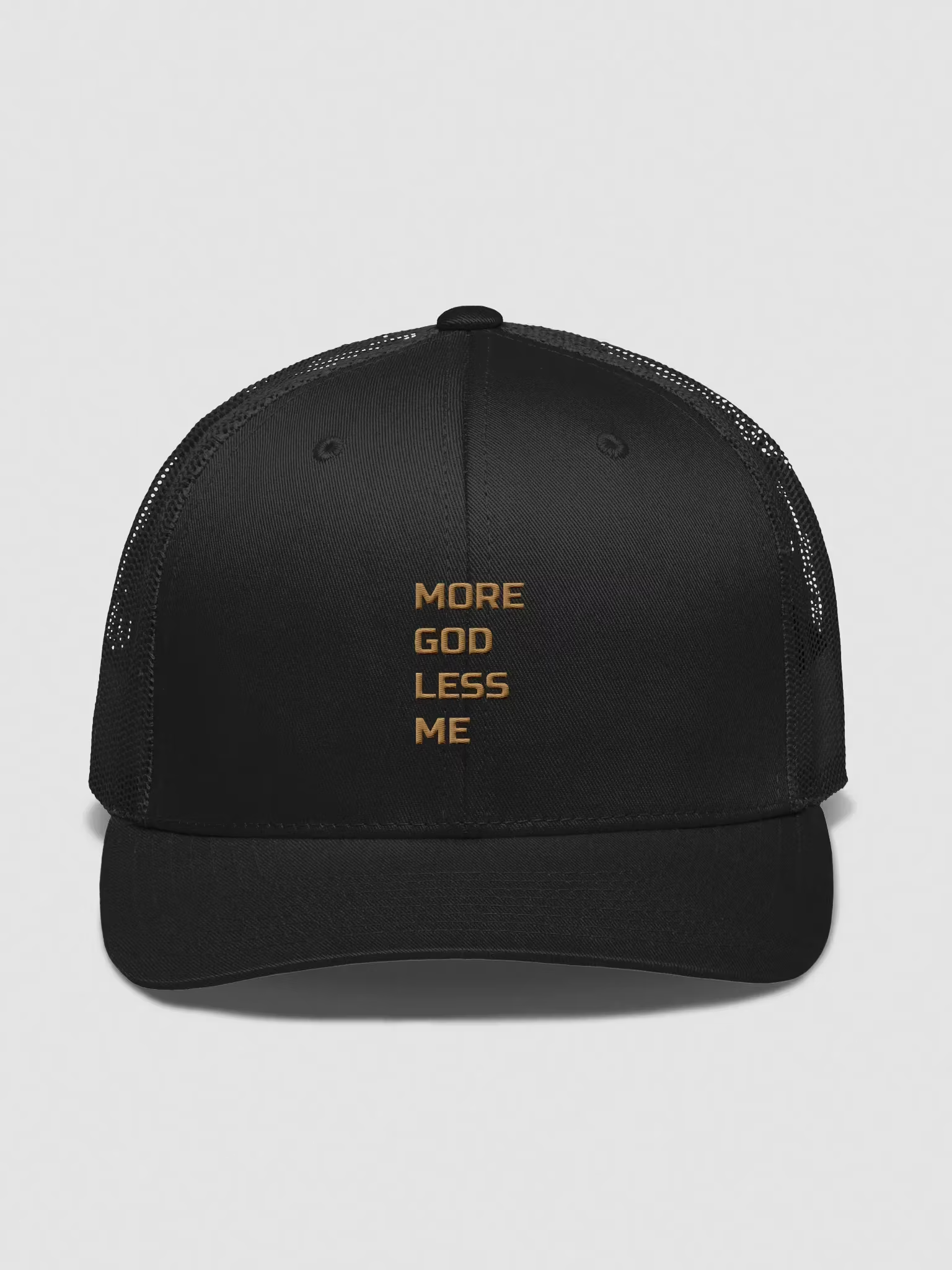 More God Less Me Trucker Hat