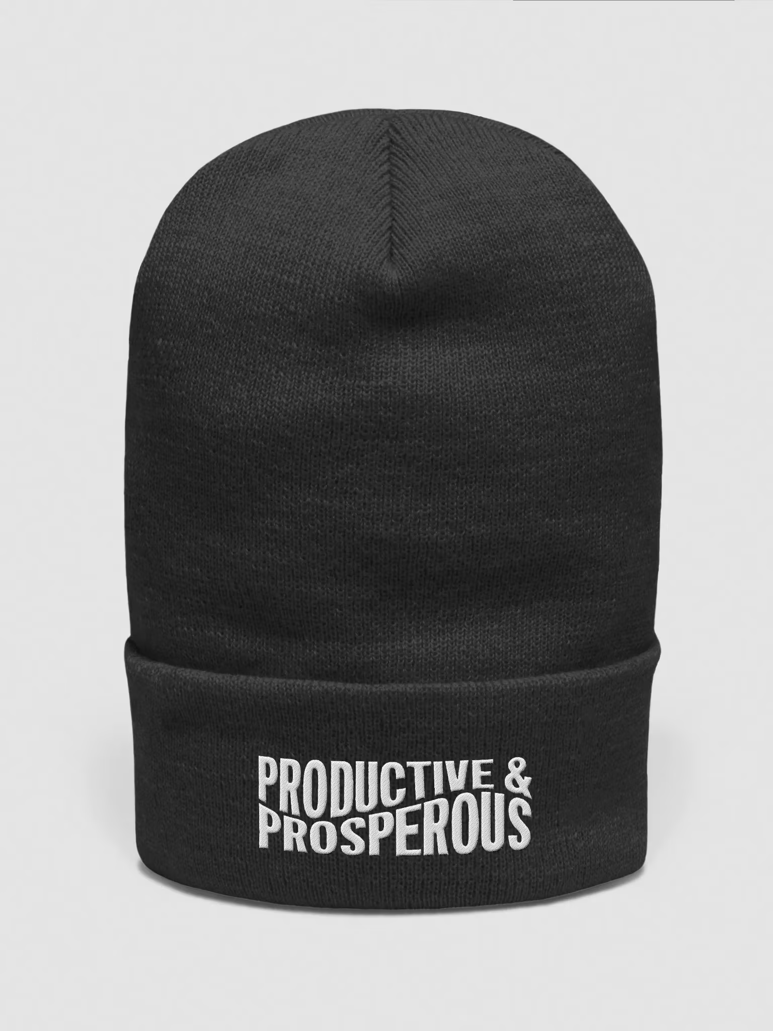Productive & Prosperous Cuffed Beanie