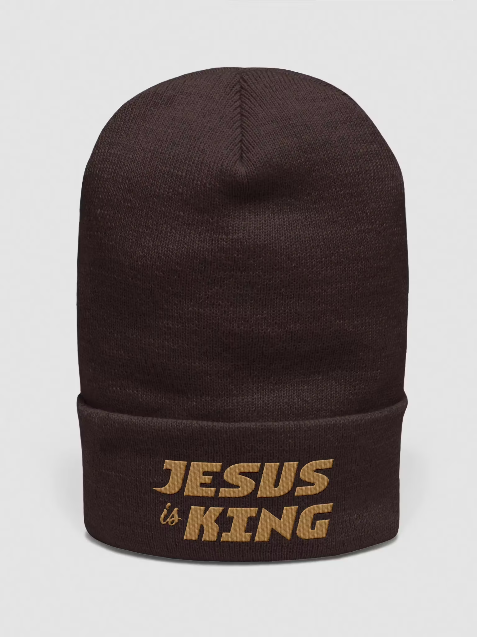 Jesus is King Cuffed Beanie