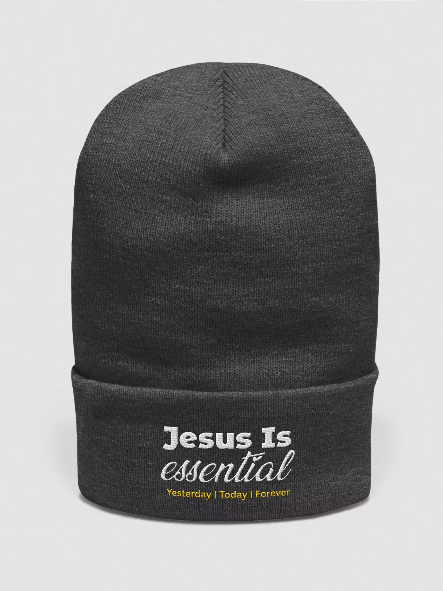 Jesus is Essential Cuffed Beanie