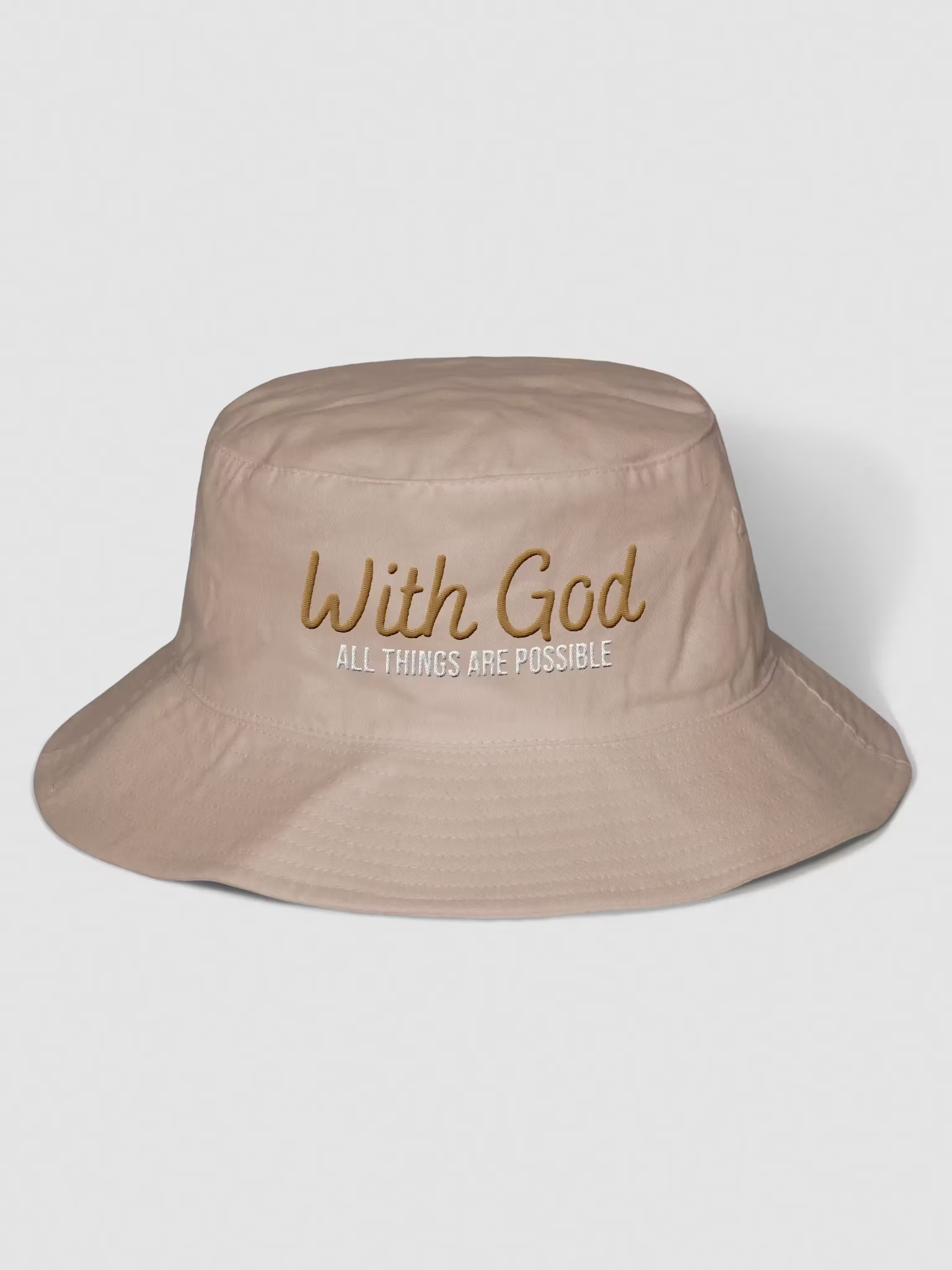 With God All Things Are Possible Bucket Hat