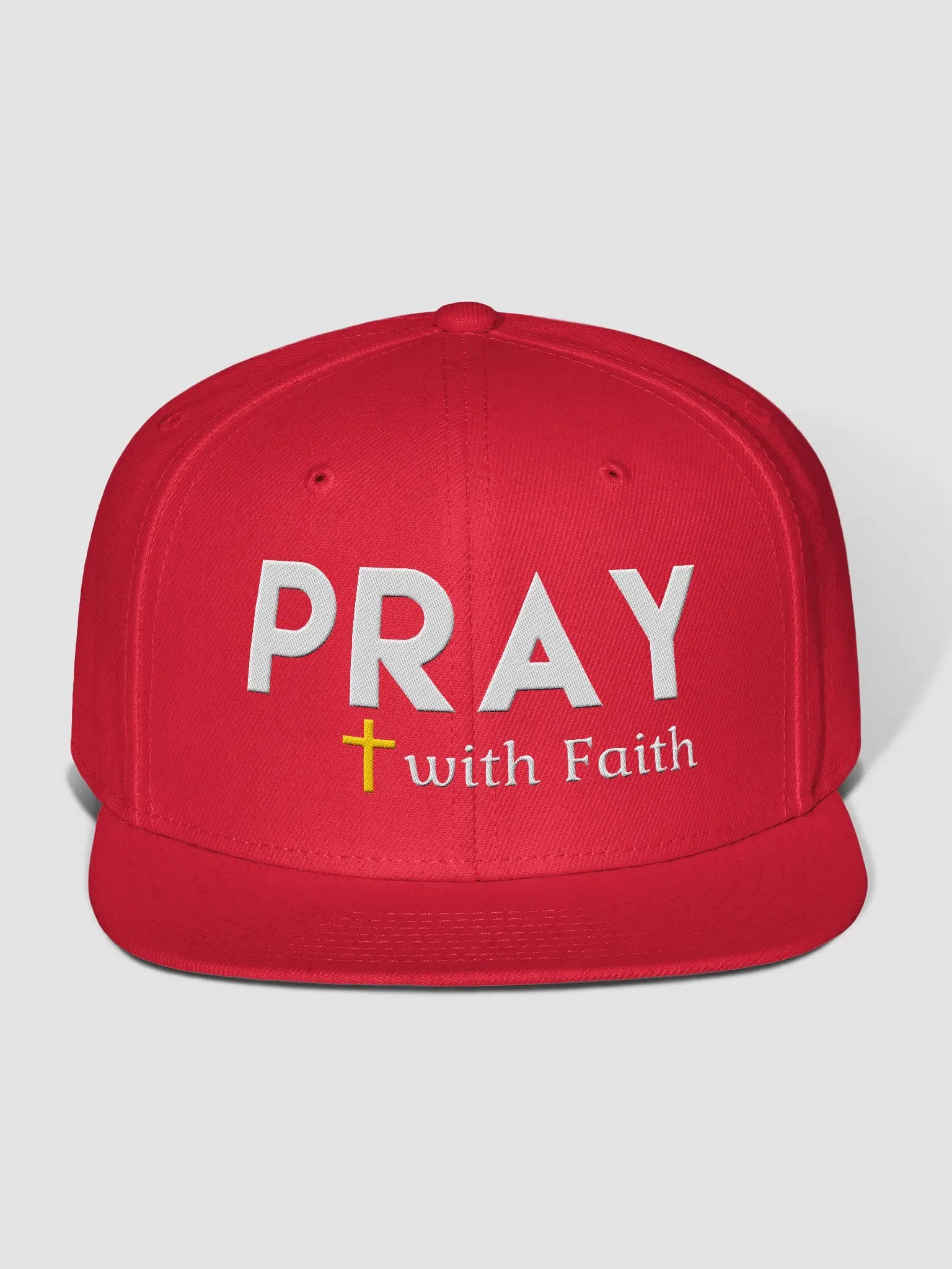 Pray with Faith Snapback Cap
