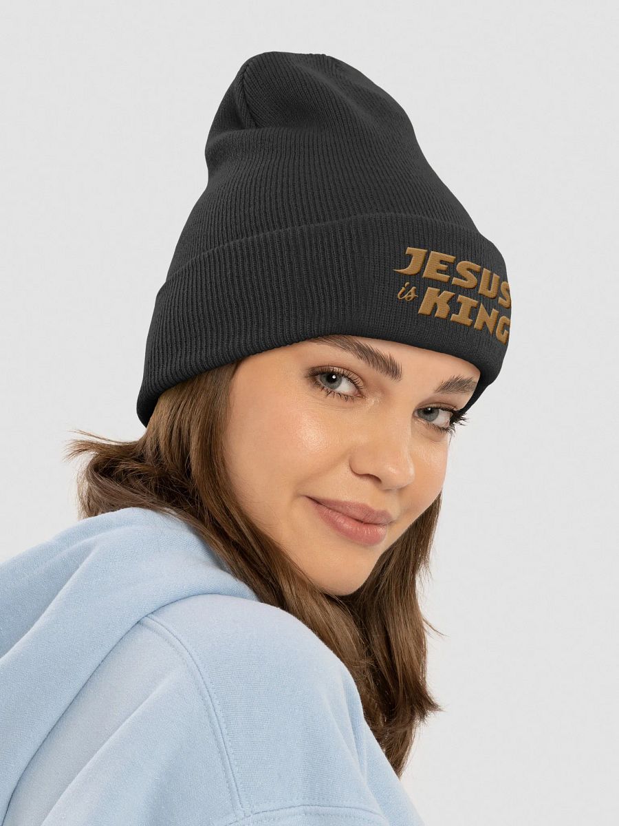 Christian embroidered beanie—perfect for church and daily wear